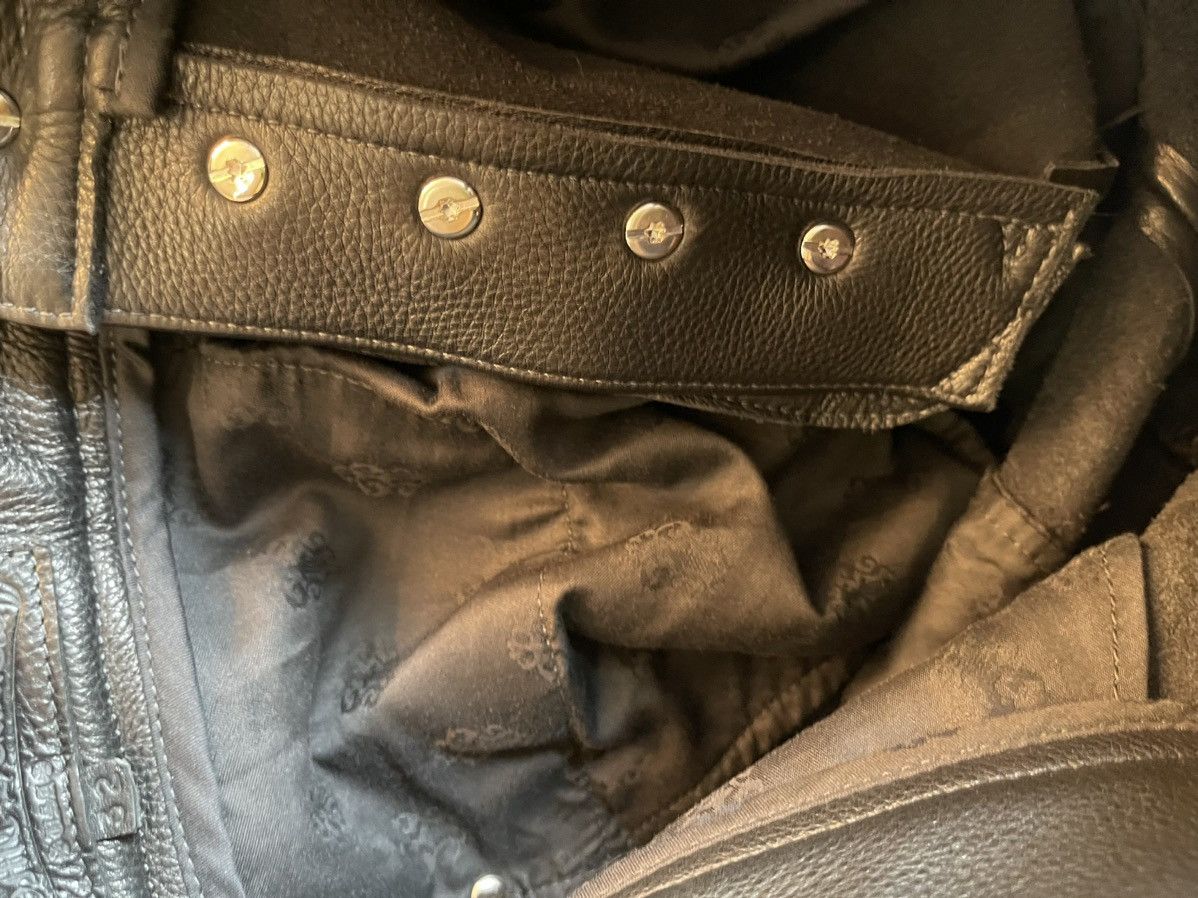 Chrome Hearts Chrome Hearts NEW 2023 Black LEATHER CARGO JEANS 4Gseller Size US 32 / EU 48 - 11 Thumbnail