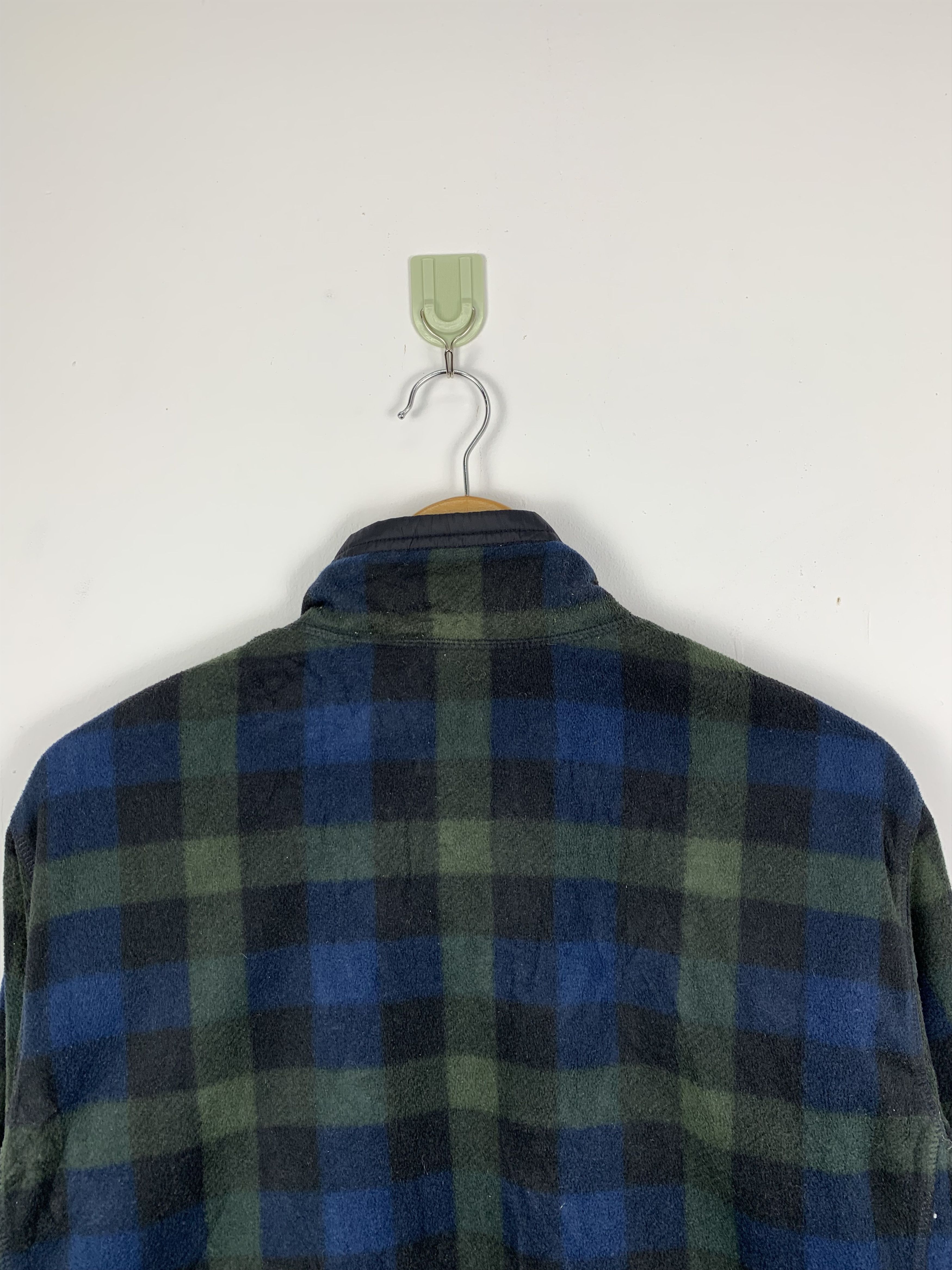 Uniqlo × Vintage Vintage UNIQLO Fleece Zip Up Checkered Jacket Size US M / EU 48-50 / 2 - 9 Thumbnail