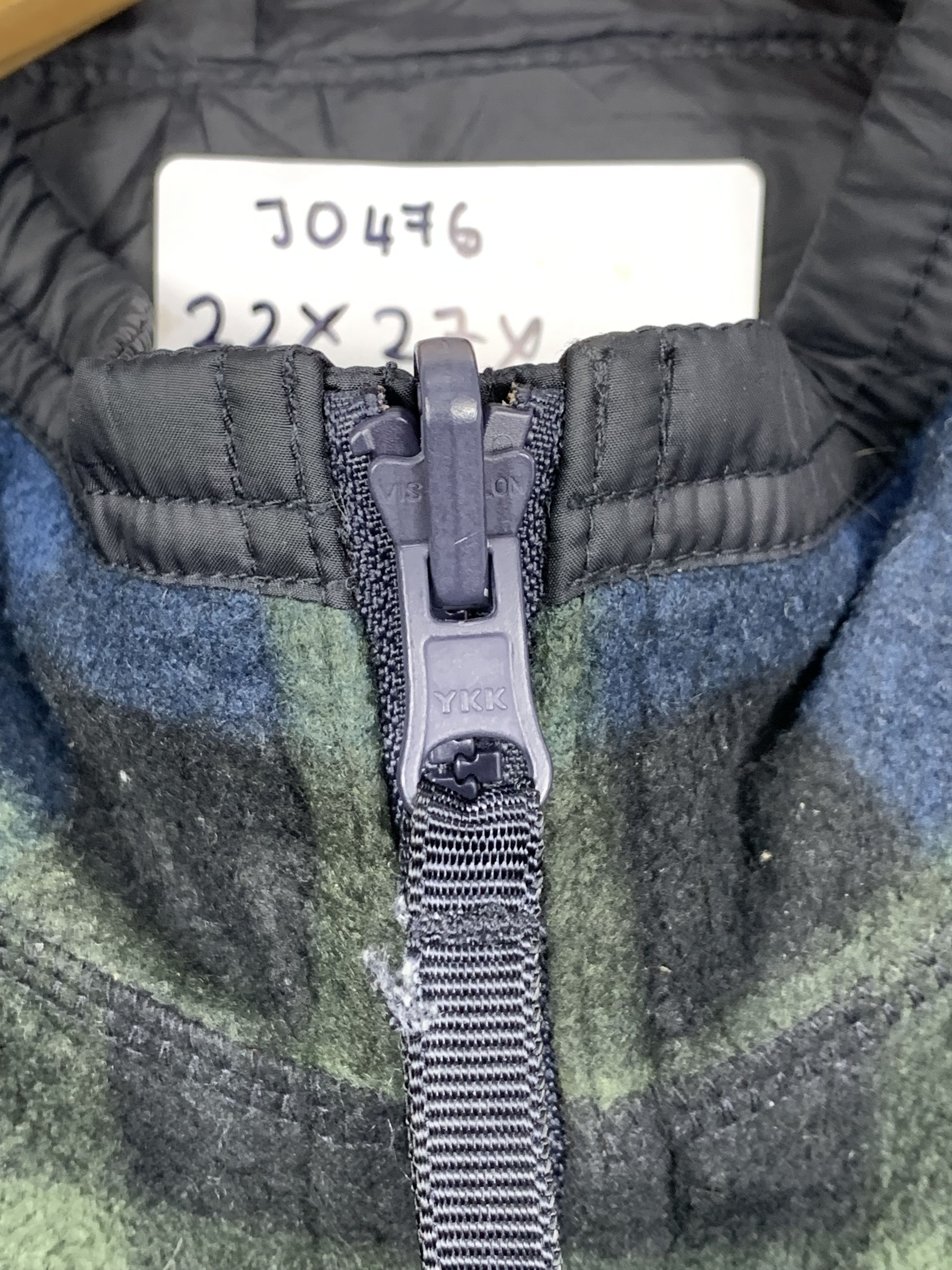 Uniqlo × Vintage Vintage UNIQLO Fleece Zip Up Checkered Jacket Size US M / EU 48-50 / 2 - 6 Thumbnail