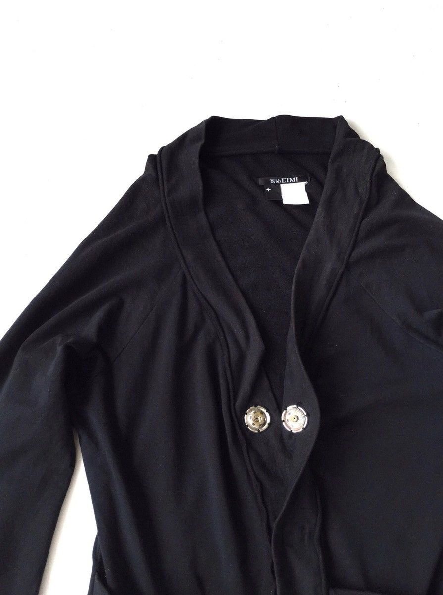 Limi Feu RARE‼️Yohji Limi's Unstructure 🧙‍♀️ Cardigan Sweater Size US L / EU 52-54 / 3 - 7 Thumbnail