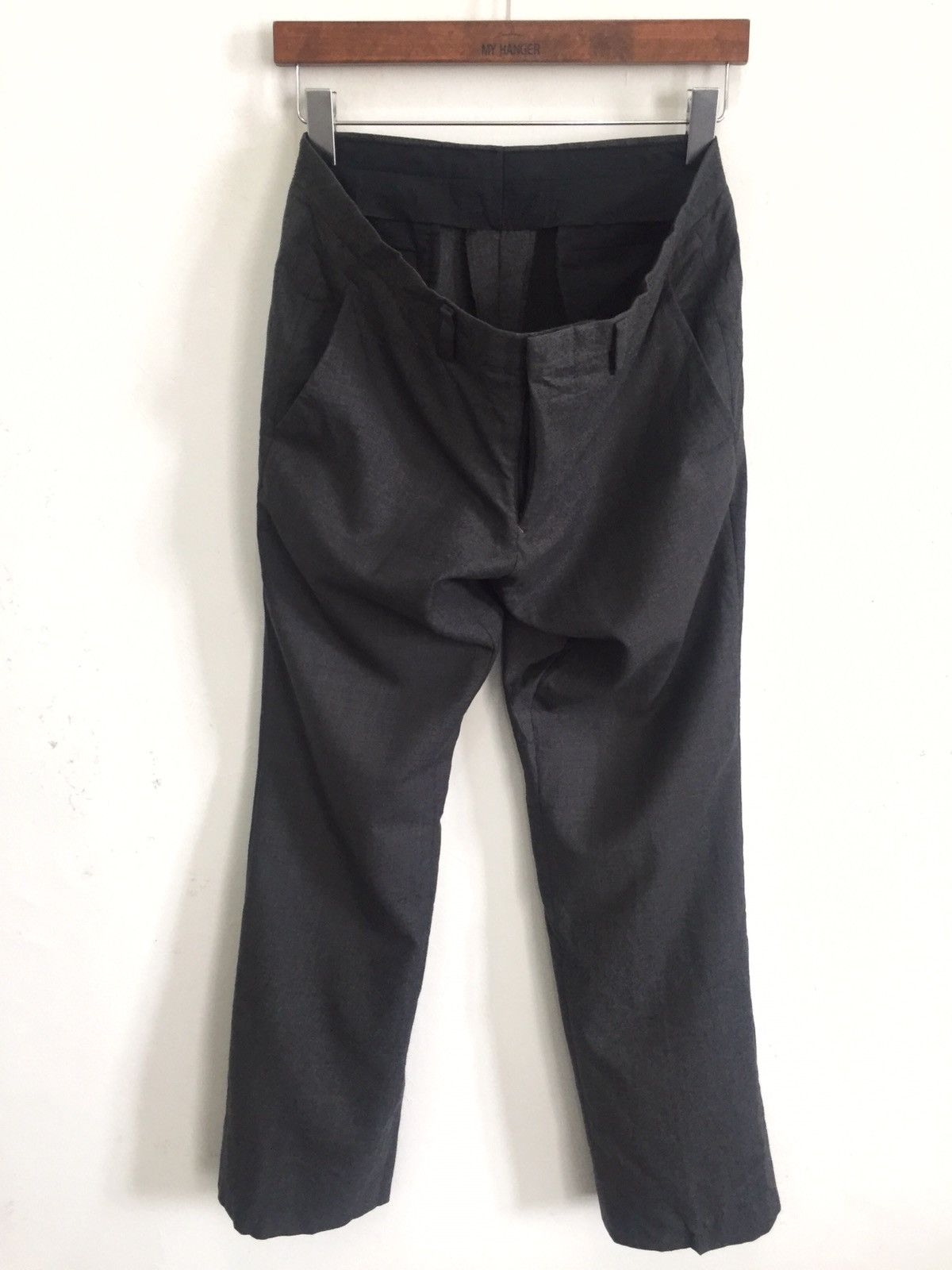 Black Barrett Blvck Barret by Neil Barret 🇮🇹 Wool Grey Pants Size US 32 / EU 48 - 3 Thumbnail