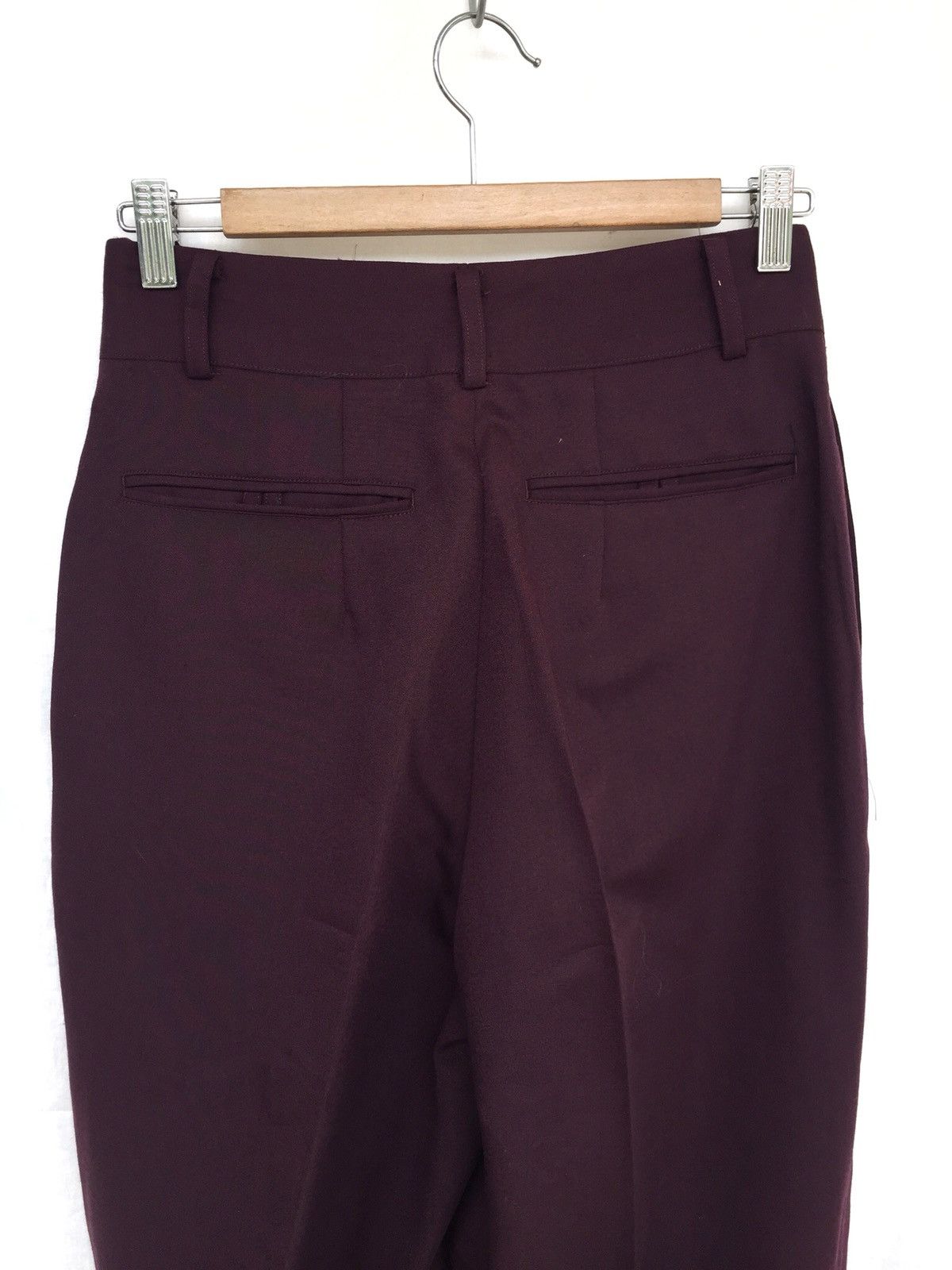 Issey Miyake Ficce Uomo High Waist Ballon Gabardine Wool Pants Size US 27 - 6 Thumbnail