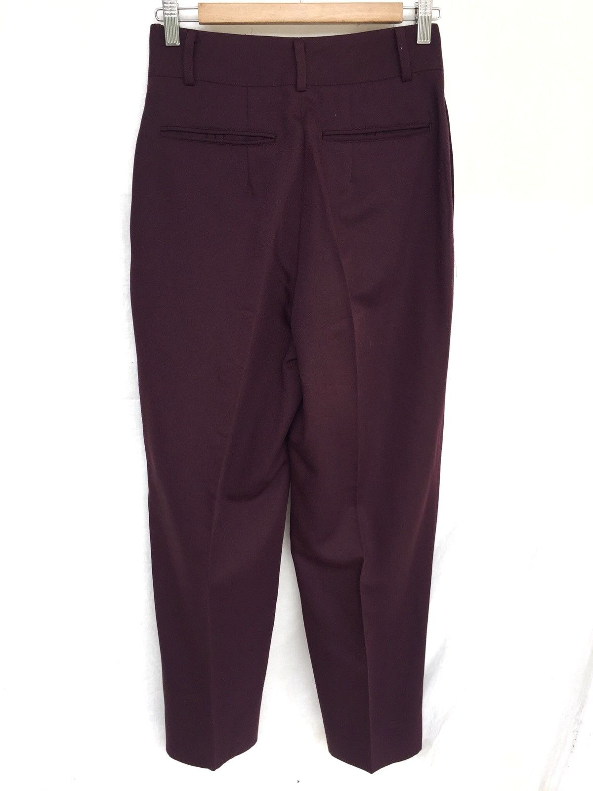 Issey Miyake Ficce Uomo High Waist Ballon Gabardine Wool Pants Size US 27 - 5 Thumbnail