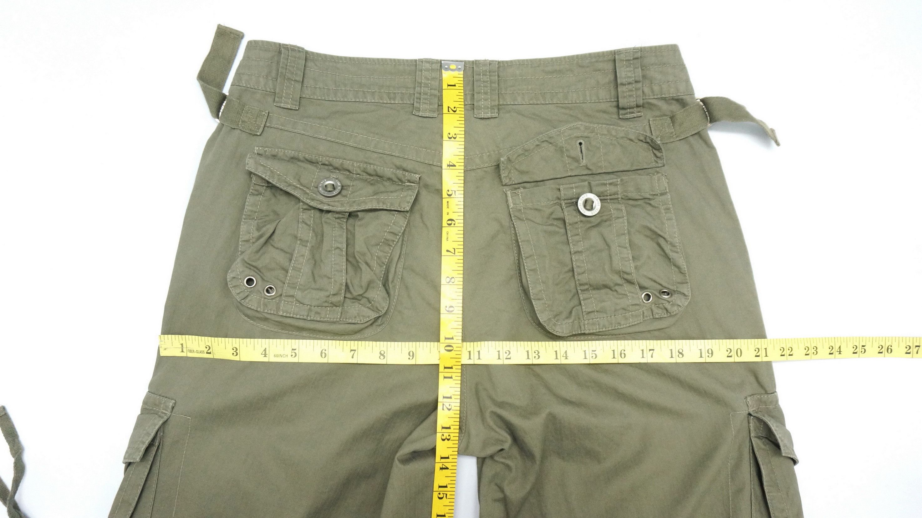 Japanese Brand Japanese Tactical Multi Pocket Short Rise Cargo Pants Size US 31 - 17 Thumbnail