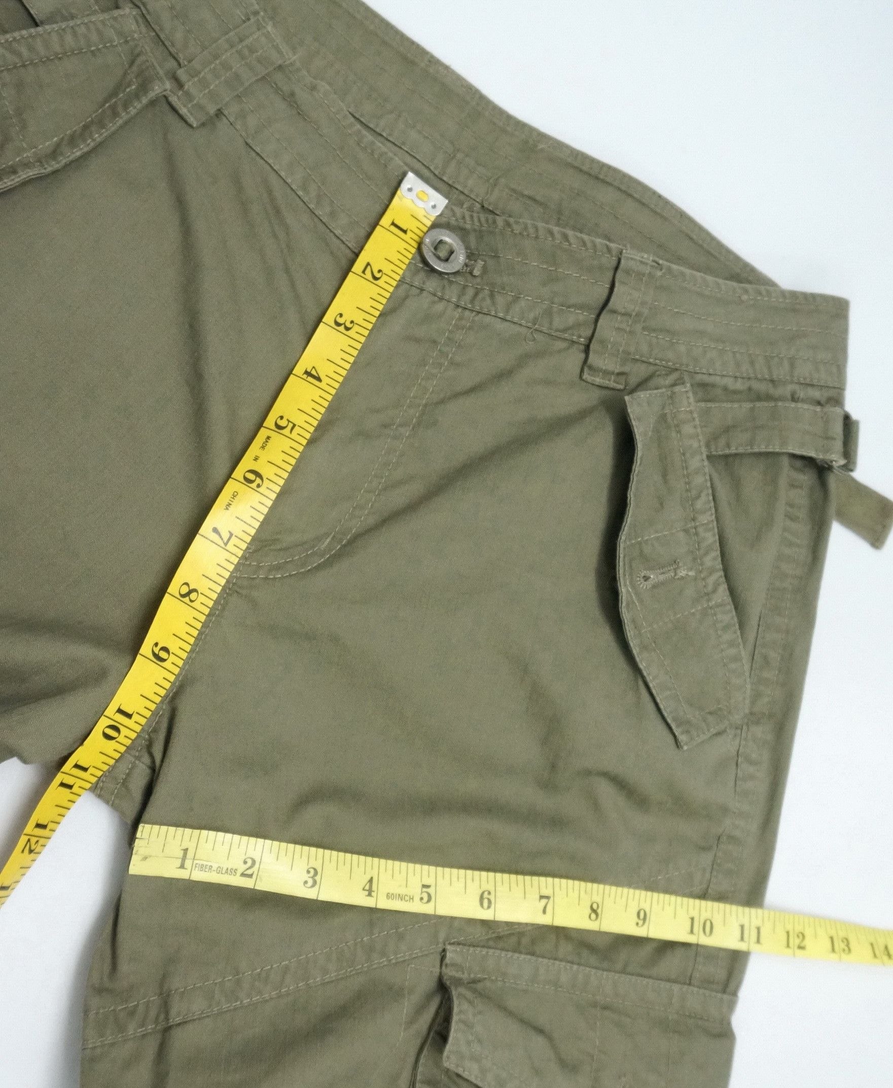 Japanese Brand Japanese Tactical Multi Pocket Short Rise Cargo Pants Size US 31 - 14 Thumbnail