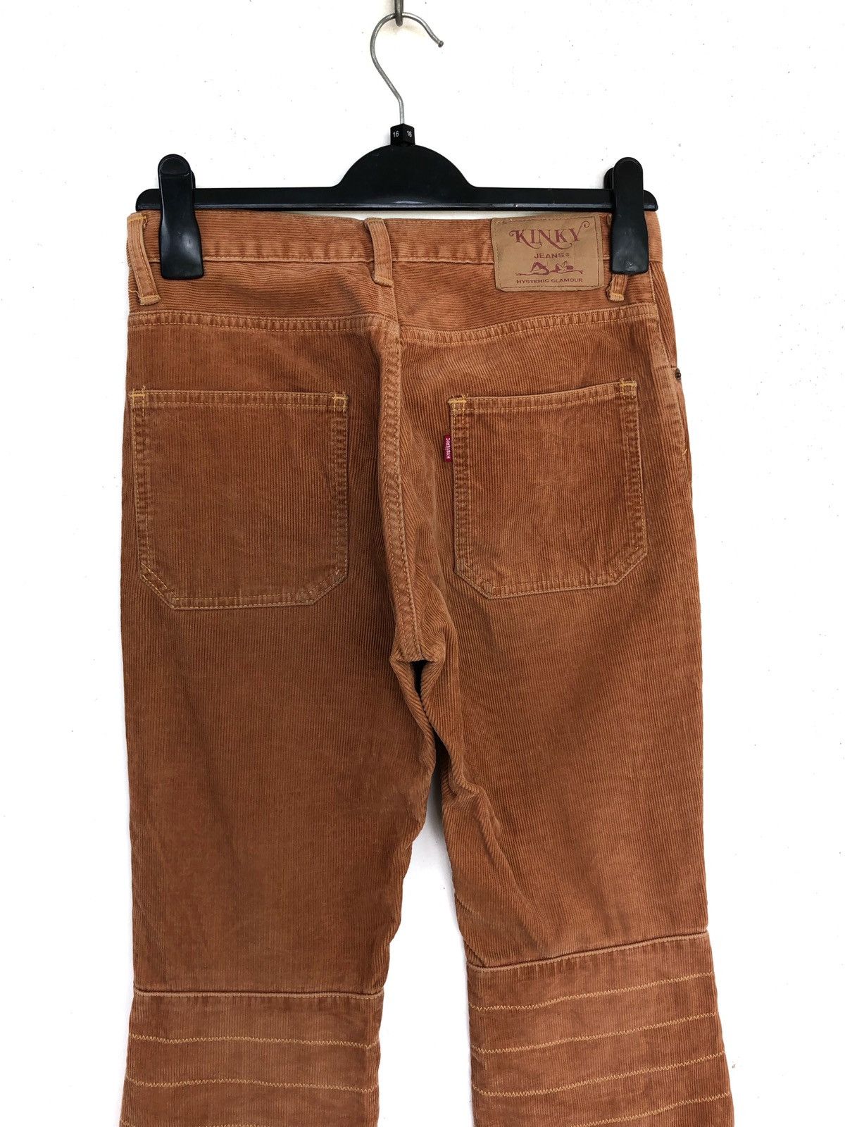 Hysteric Glamour OG Hysteric Patchwork Velvet Flare Corduroy Pants Size US 28 / EU 44 - 6 Thumbnail