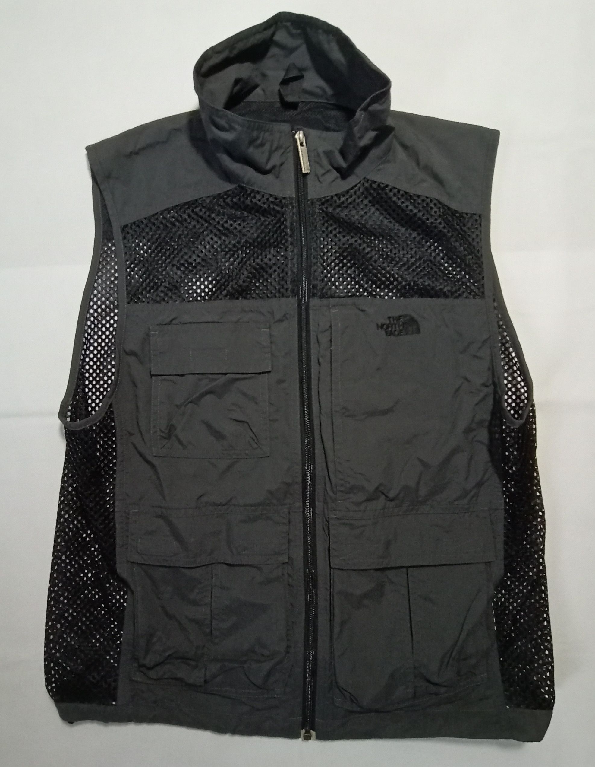 Designer The North Face Sleeveless Zipper Jacket Size US S / EU 44-46 / 1 - 1 Thumbnail