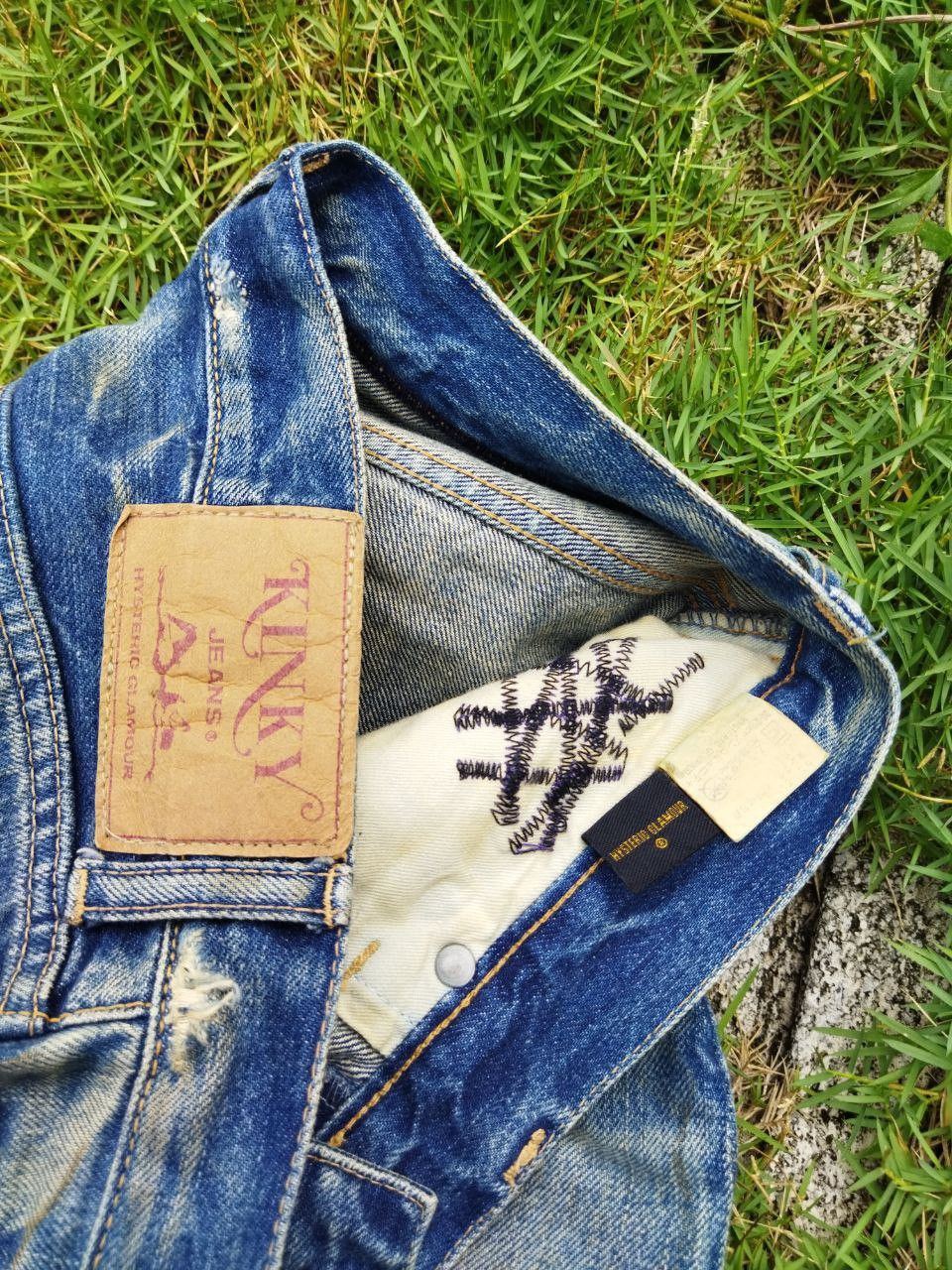 Hysteric Glamour Vintage Hysteric glamour Kinky Selvedge Distressed Jeans Size US 30 / EU 46 - 8 Thumbnail
