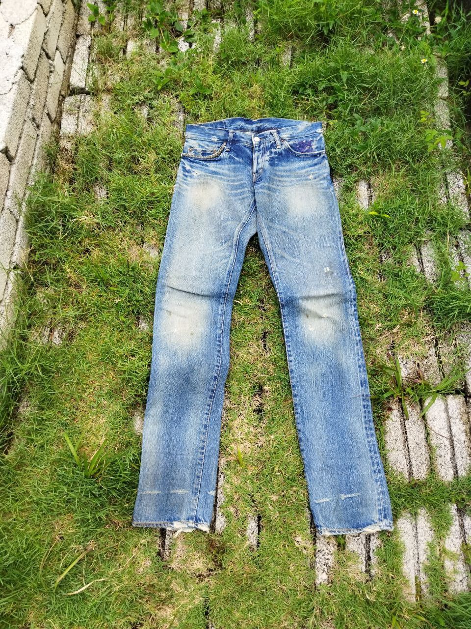 Hysteric Glamour Vintage Hysteric glamour Kinky Selvedge Distressed Jeans Size US 30 / EU 46 - 2 Thumbnail