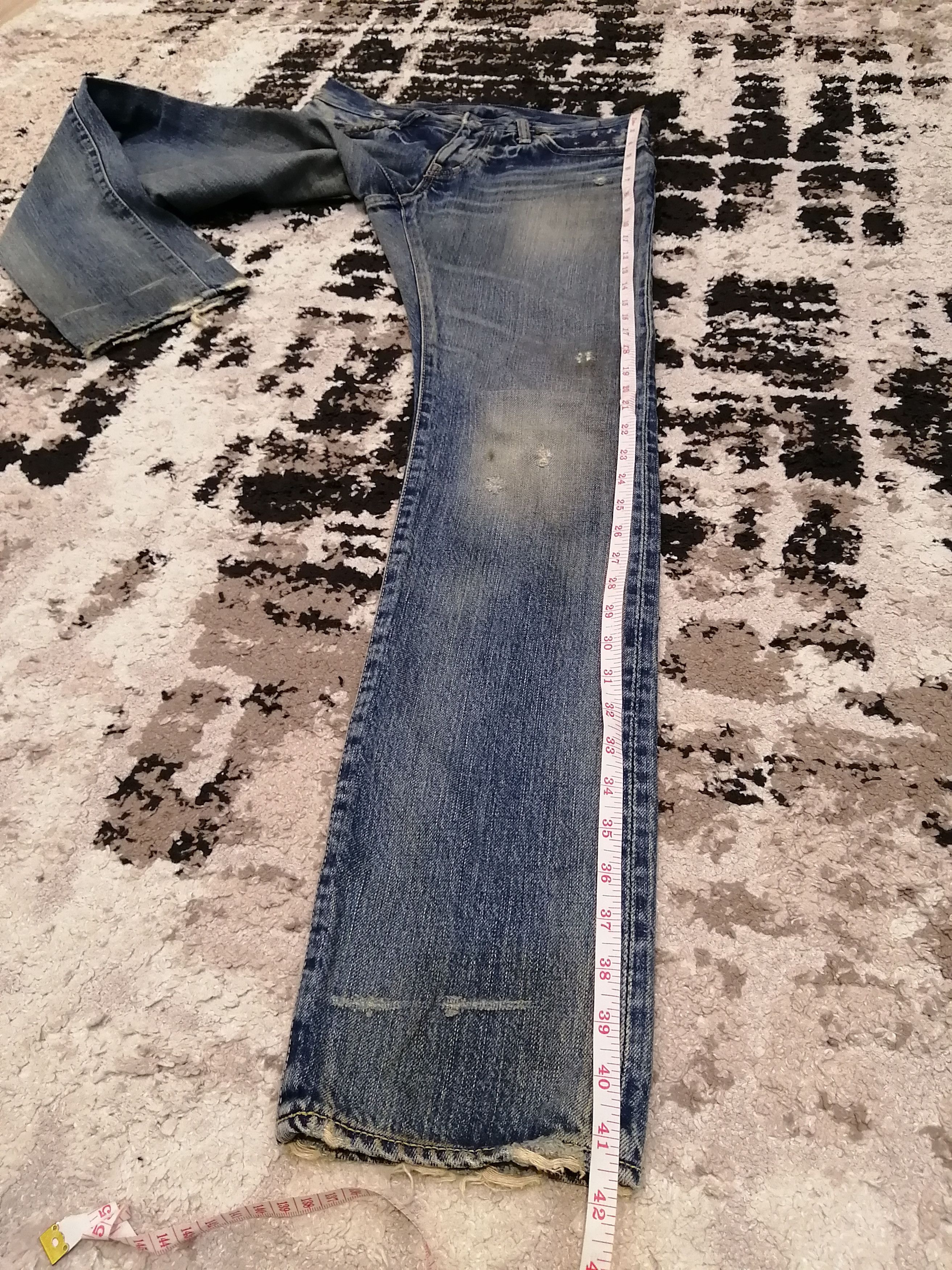 Hysteric Glamour Vintage Hysteric glamour Kinky Selvedge Distressed Jeans Size US 30 / EU 46 - 18 Thumbnail