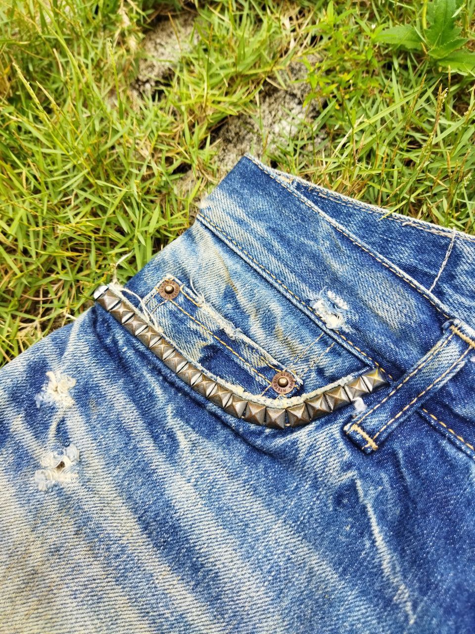 Hysteric Glamour Vintage Hysteric glamour Kinky Selvedge Distressed Jeans Size US 30 / EU 46 - 7 Thumbnail