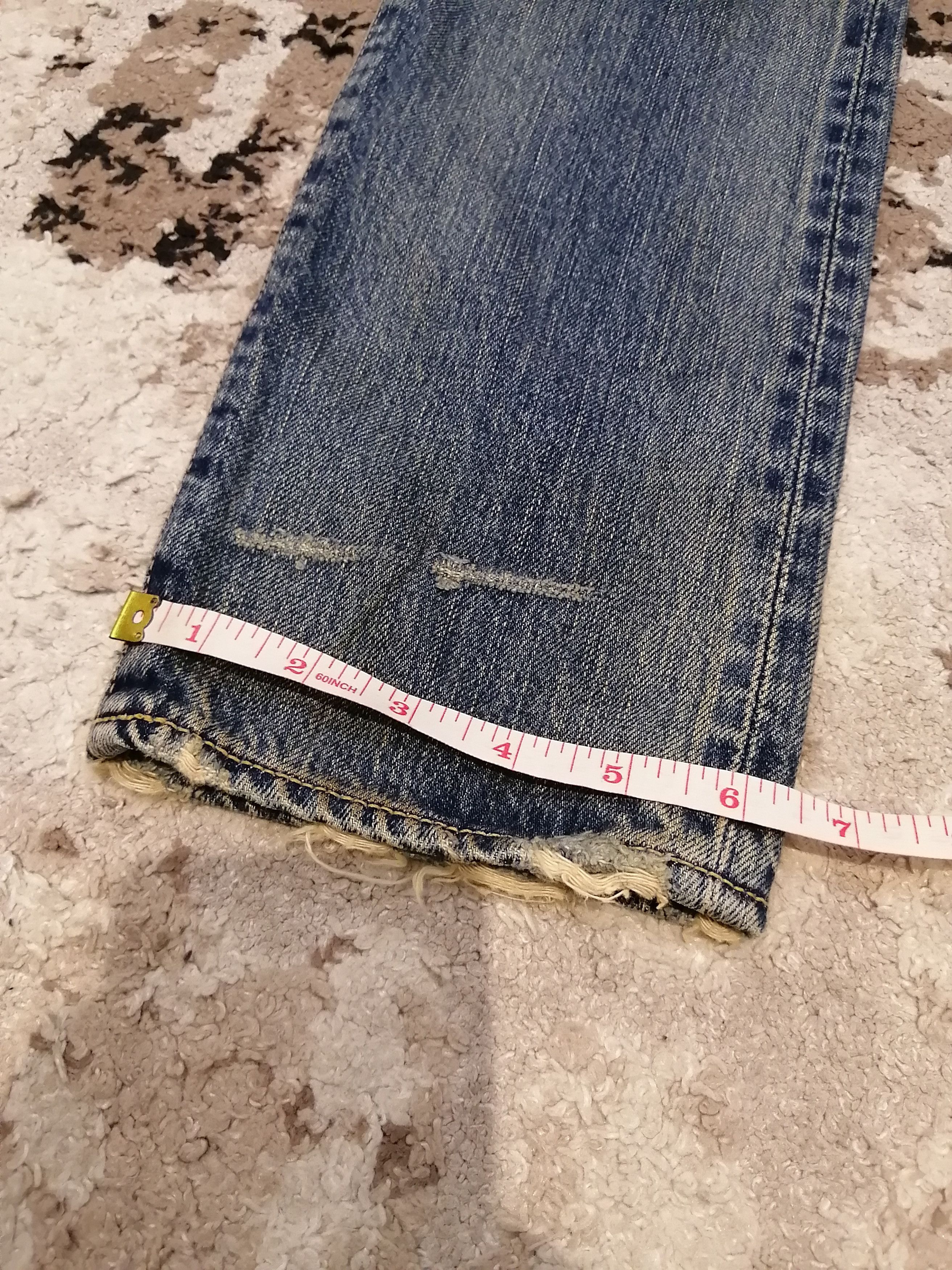 Hysteric Glamour Vintage Hysteric glamour Kinky Selvedge Distressed Jeans Size US 30 / EU 46 - 17 Thumbnail