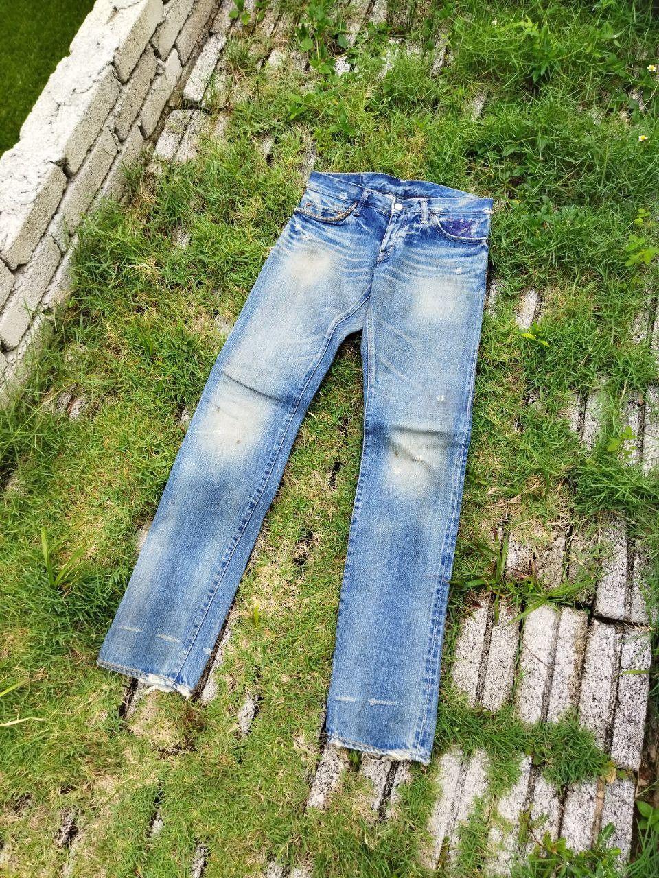 Hysteric Glamour Vintage Hysteric glamour Kinky Selvedge Distressed Jeans Size US 30 / EU 46 - 1 Thumbnail