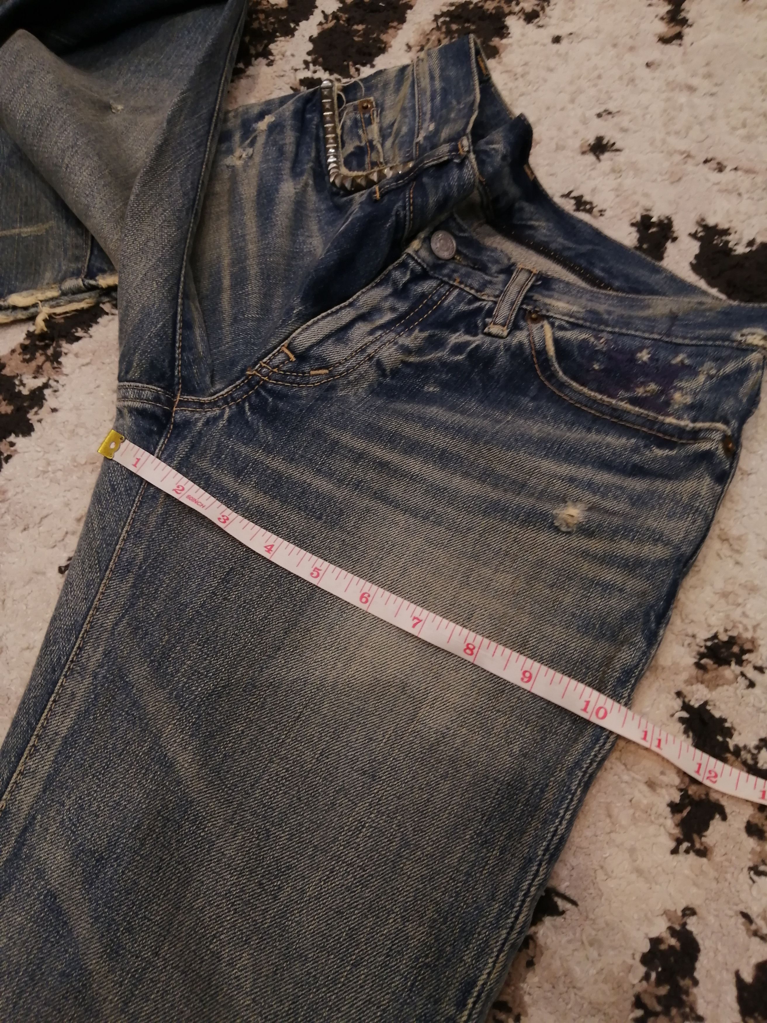 Hysteric Glamour Vintage Hysteric glamour Kinky Selvedge Distressed Jeans Size US 30 / EU 46 - 16 Thumbnail
