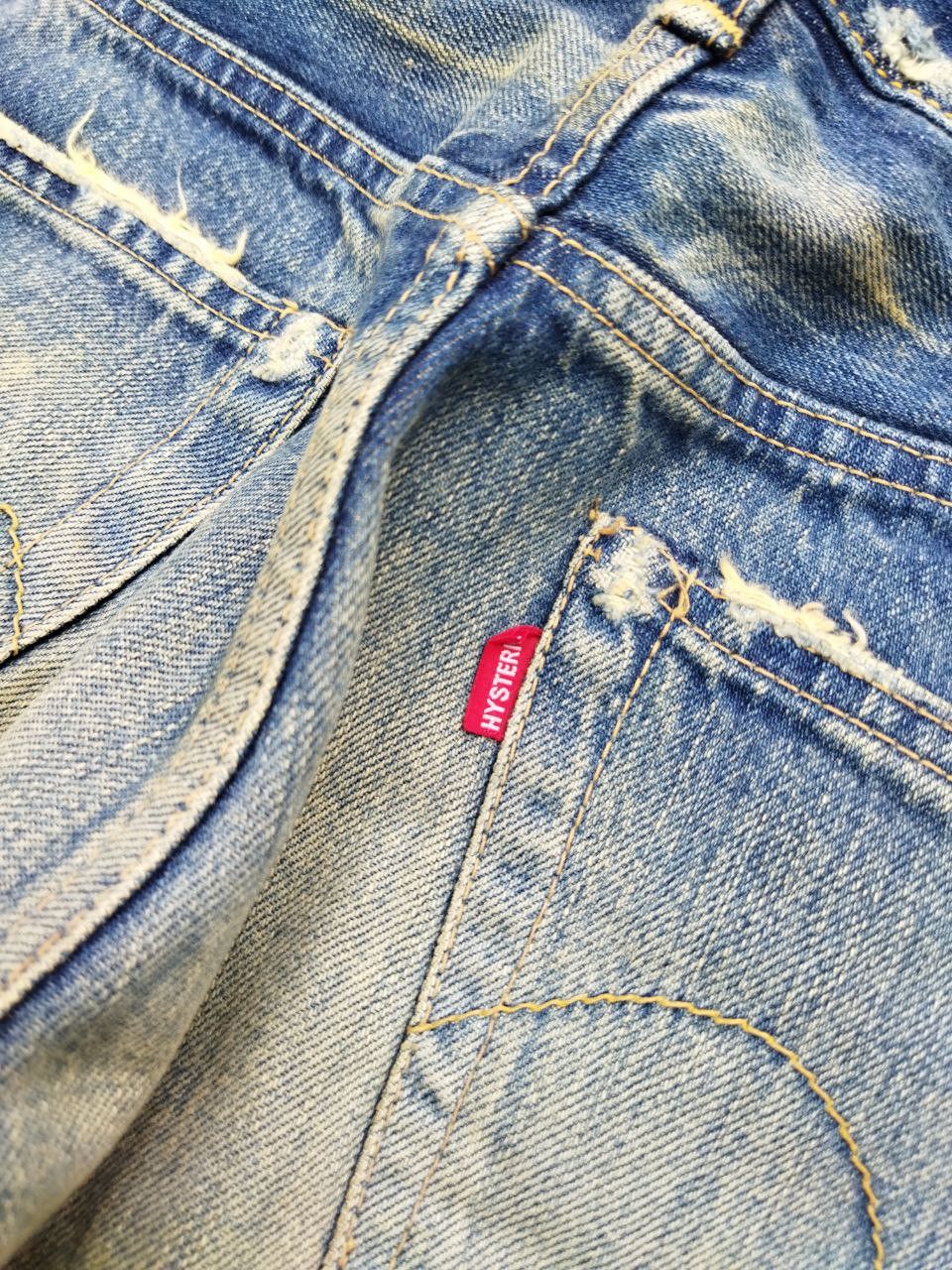 Hysteric Glamour Vintage Hysteric glamour Kinky Selvedge Distressed Jeans Size US 30 / EU 46 - 12 Thumbnail