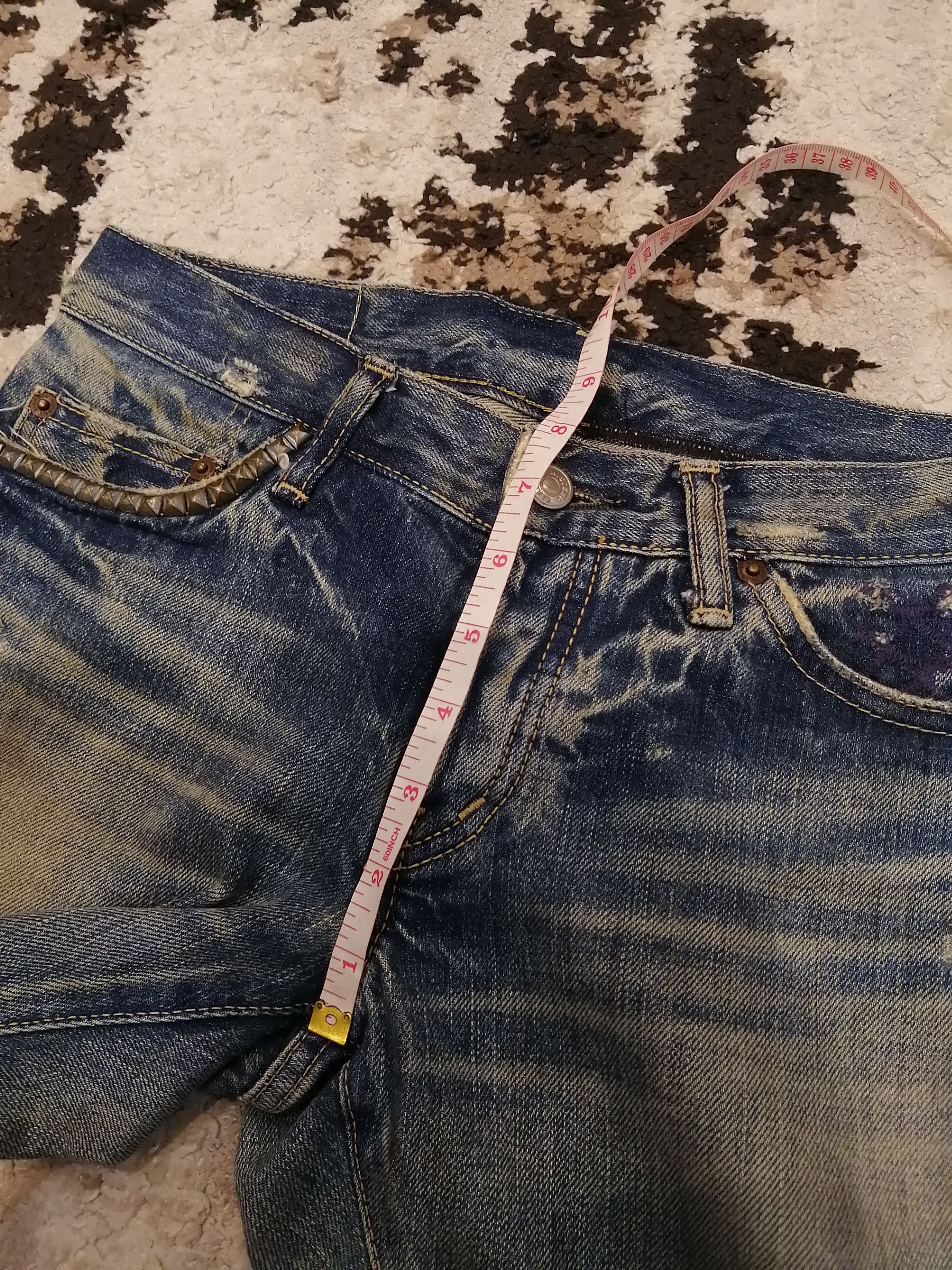 Hysteric Glamour Vintage Hysteric glamour Kinky Selvedge Distressed Jeans Size US 30 / EU 46 - 20 Thumbnail