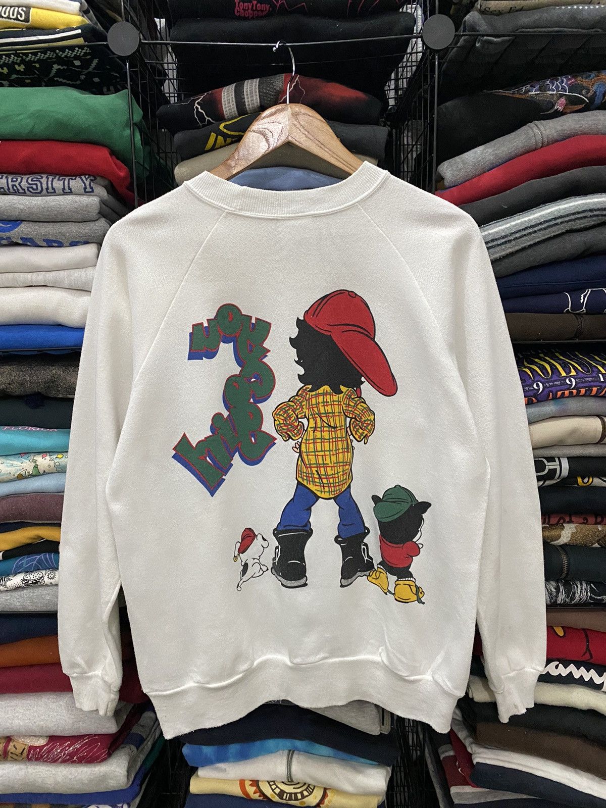 Cartoon Network 🔥VINTAGE 1993 BETTY BOOP MIROR PRINTED SWEATSHIRTS Size US M / EU 48-50 / 2 - 4 Thumbnail