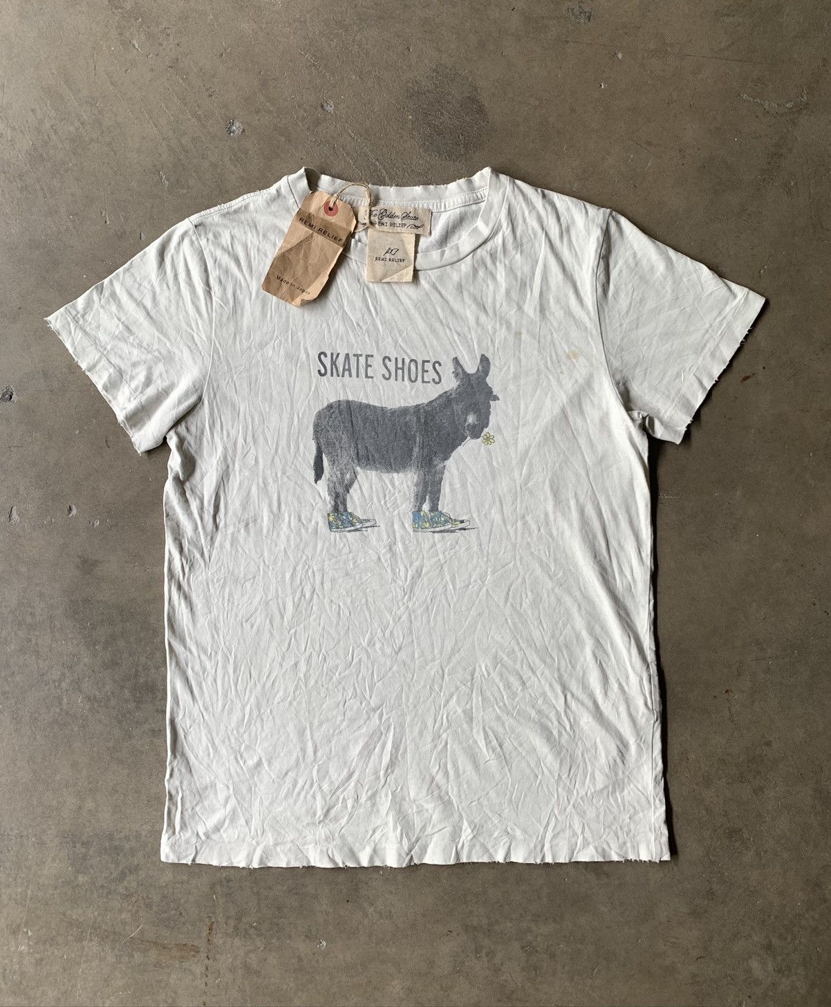 Japanese Brand × Remi Relief × Vintage Remi Relief distressed t shirt deadstock Size US S / EU 44-46 / 1 - 1 Thumbnail