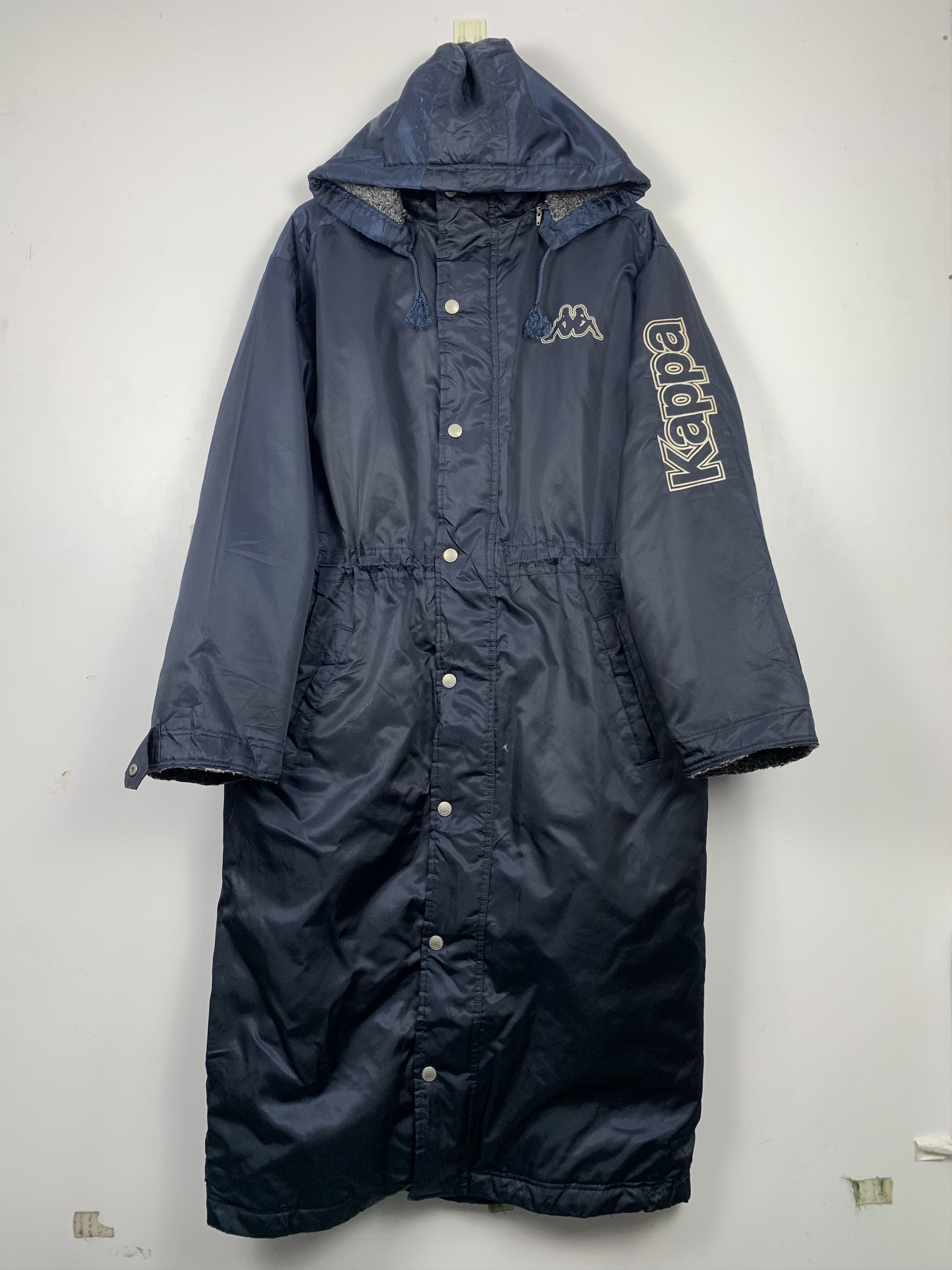 Kappa Vintage KAPPA Long Jackets Fleece Lining Big Logo J0697 Size US M / EU 48-50 / 2 - 2 Thumbnail