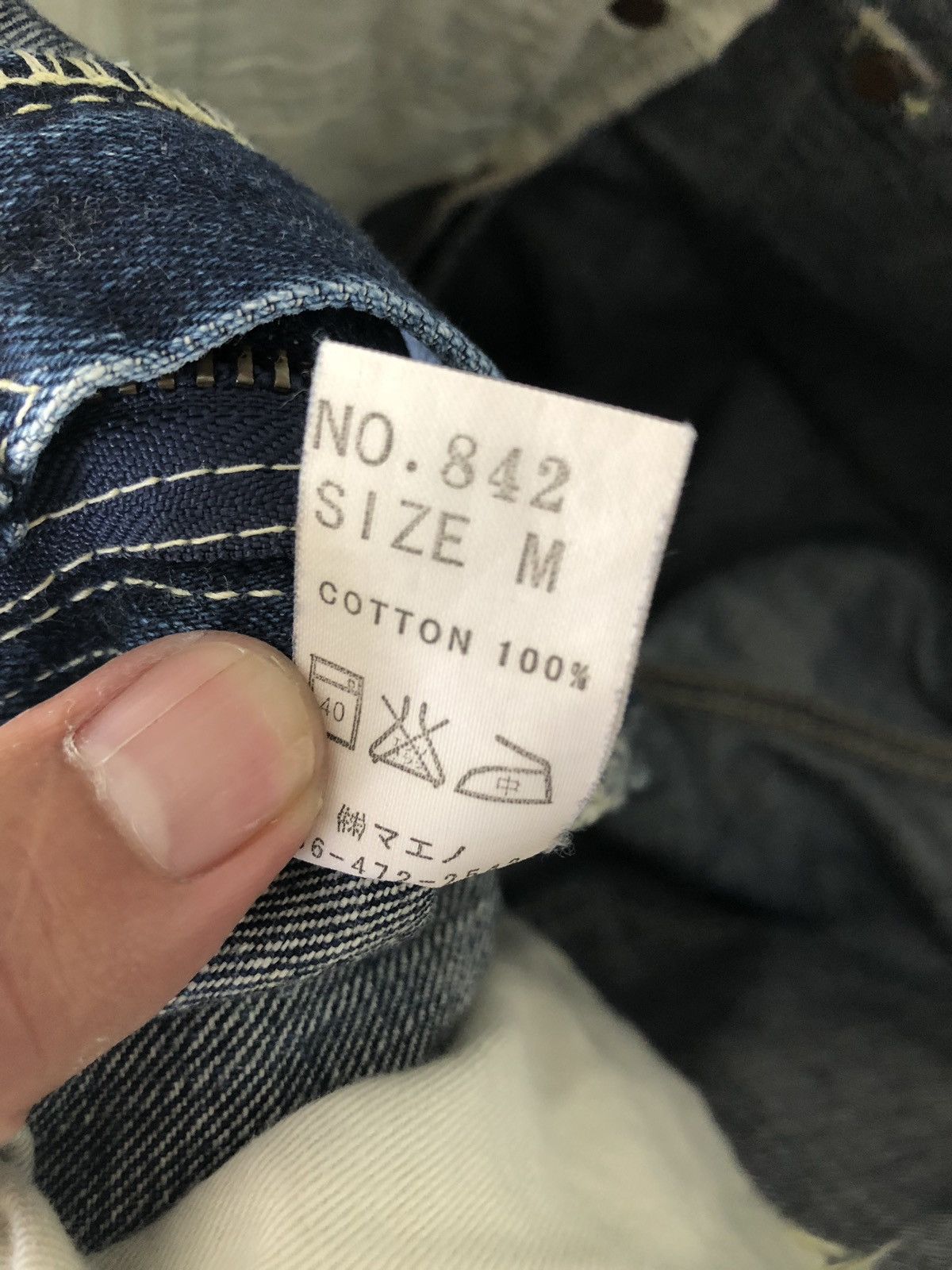 Japanese Brand Deed Blue Denim jeans Japanese Brand Fashion Week Size US 30 / EU 46 - 10 Thumbnail