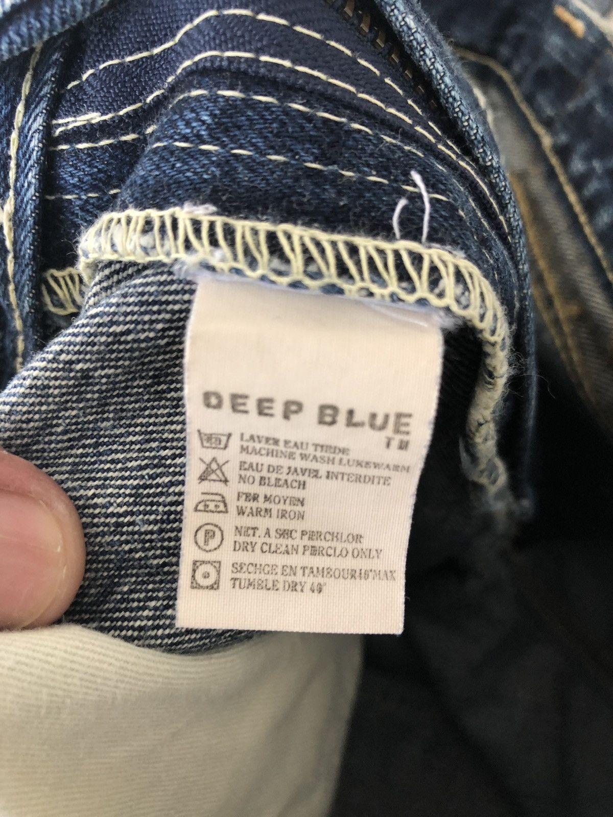 Japanese Brand Deed Blue Denim jeans Japanese Brand Fashion Week Size US 30 / EU 46 - 9 Thumbnail