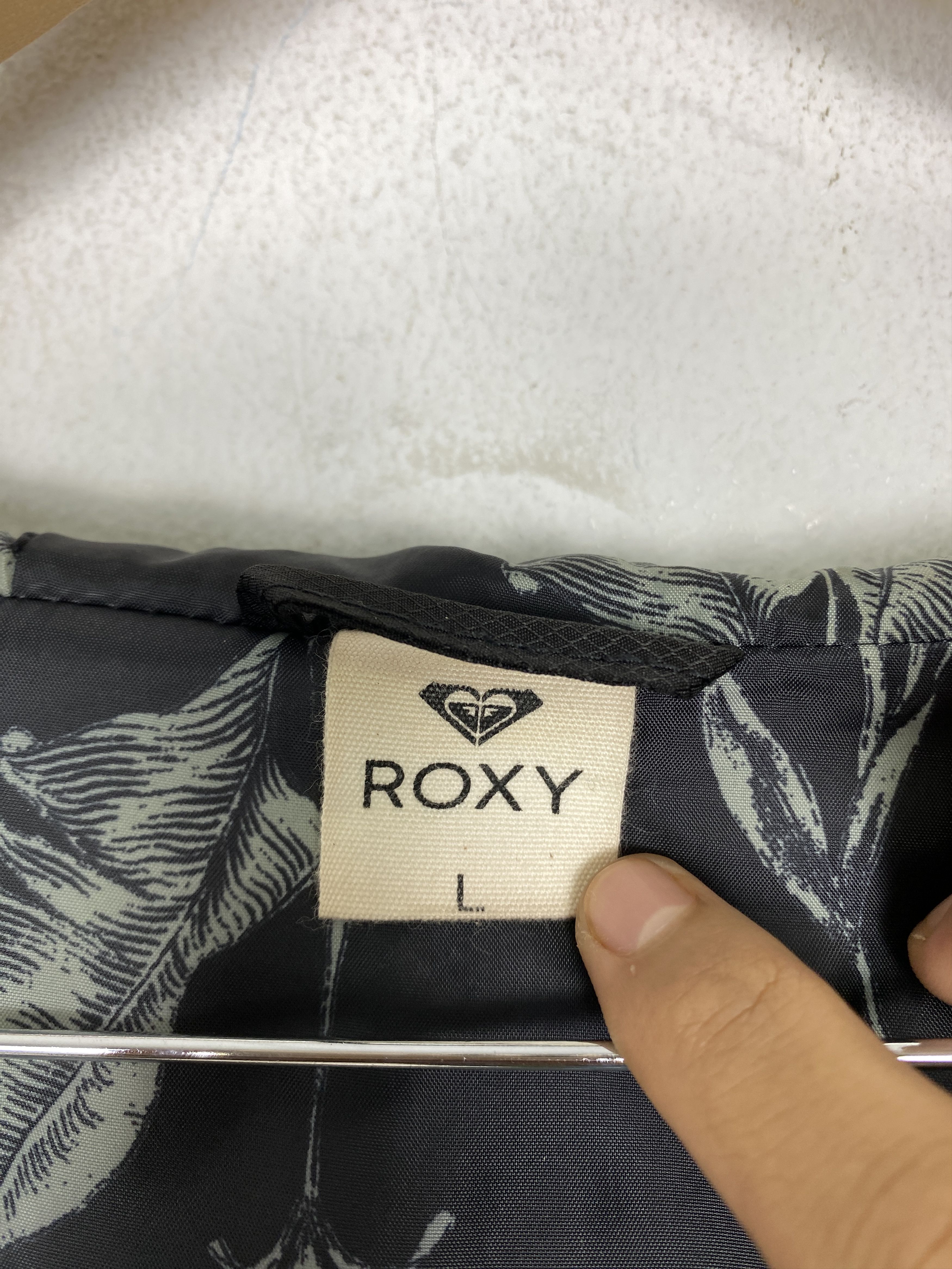 Quiksilver Vintage Roxy Hoodie Quilted Flower Pattern Jacket J1508 Size L / US 10 / IT 46 - 12 Thumbnail