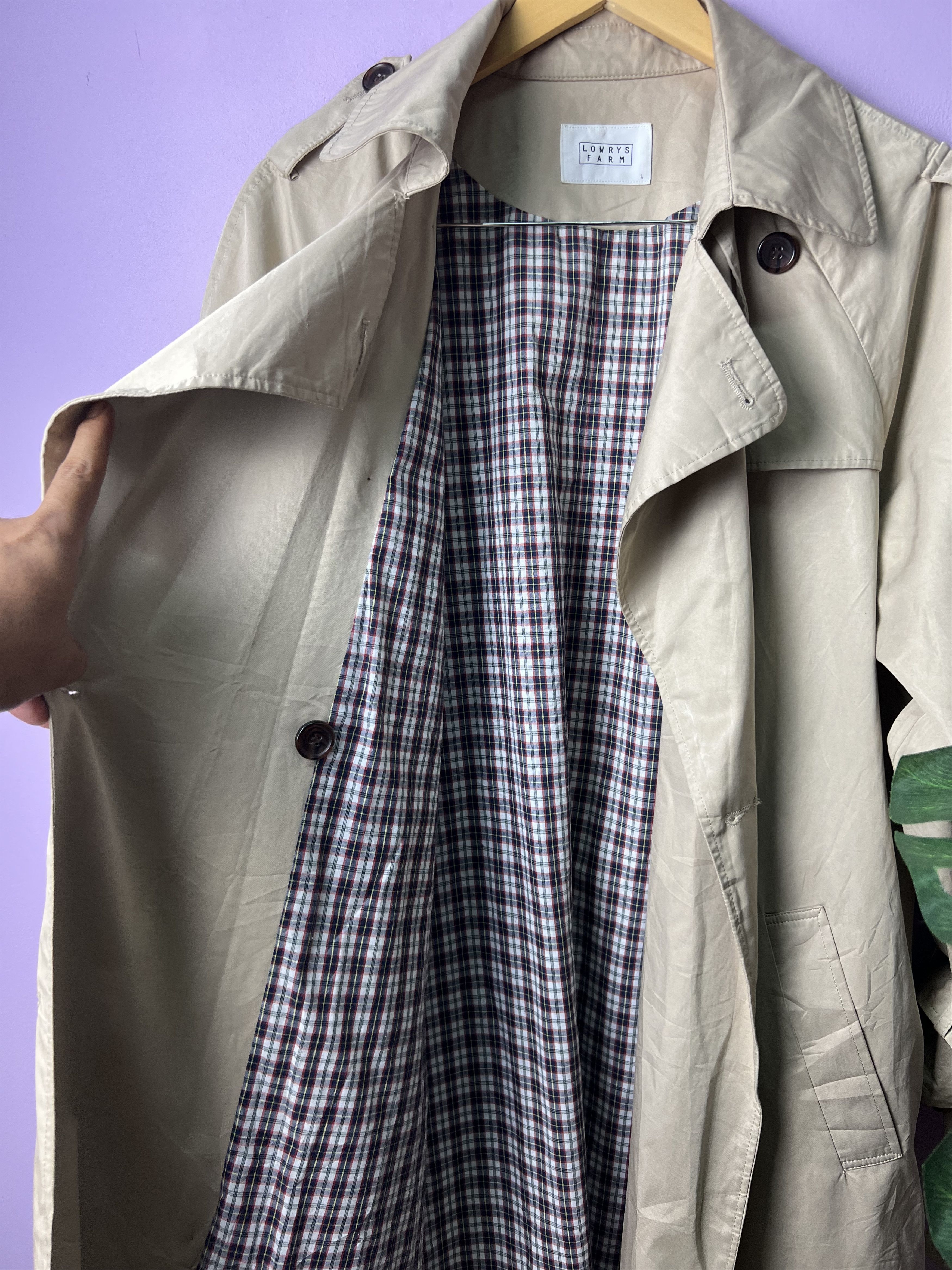 LOWRYS FARM 🔥Vintage Lowrys Farm Trench Coat Size US M / EU 48-50 / 2 - 14 Thumbnail