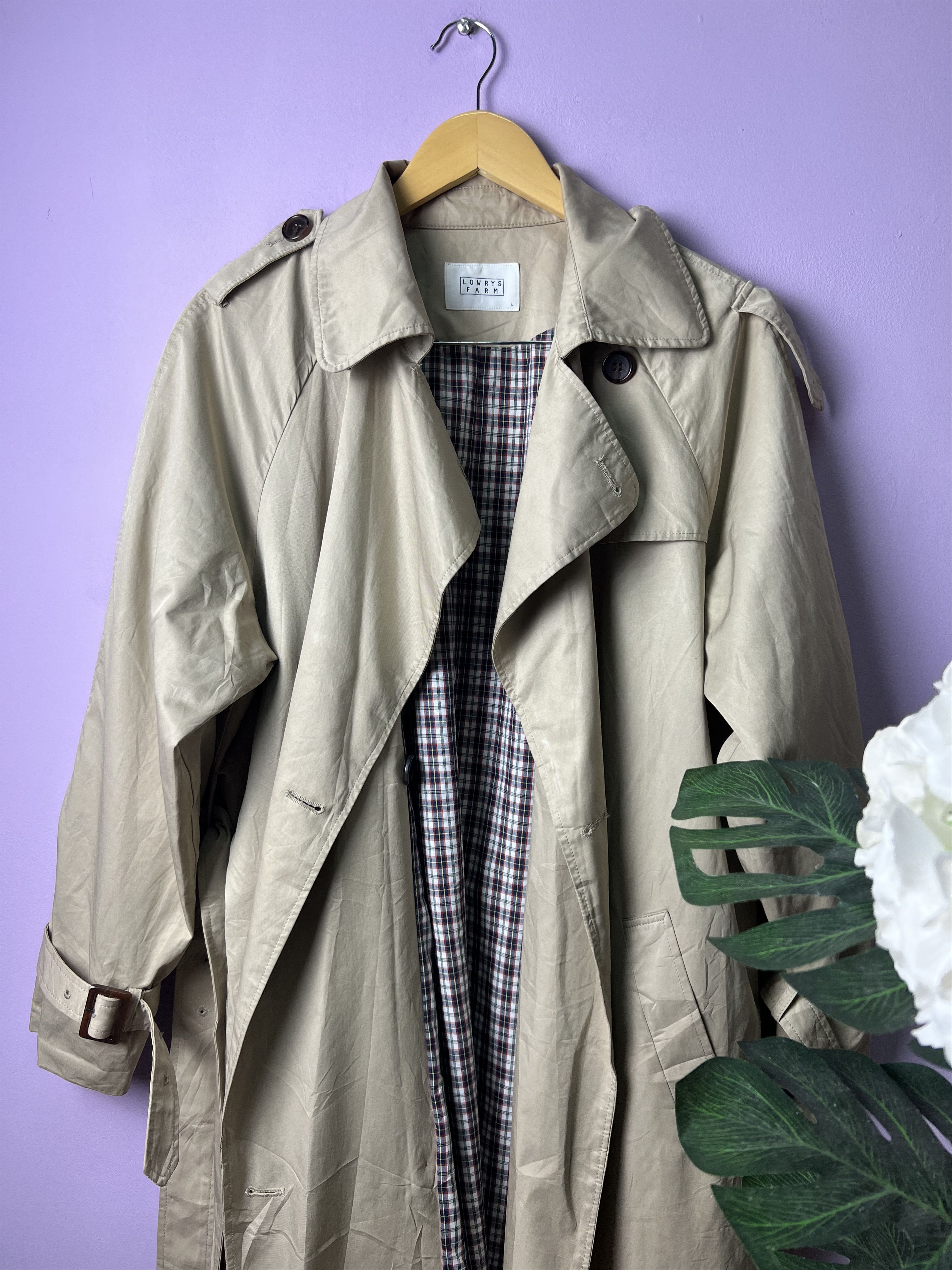 LOWRYS FARM 🔥Vintage Lowrys Farm Trench Coat Size US M / EU 48-50 / 2 - 6 Thumbnail