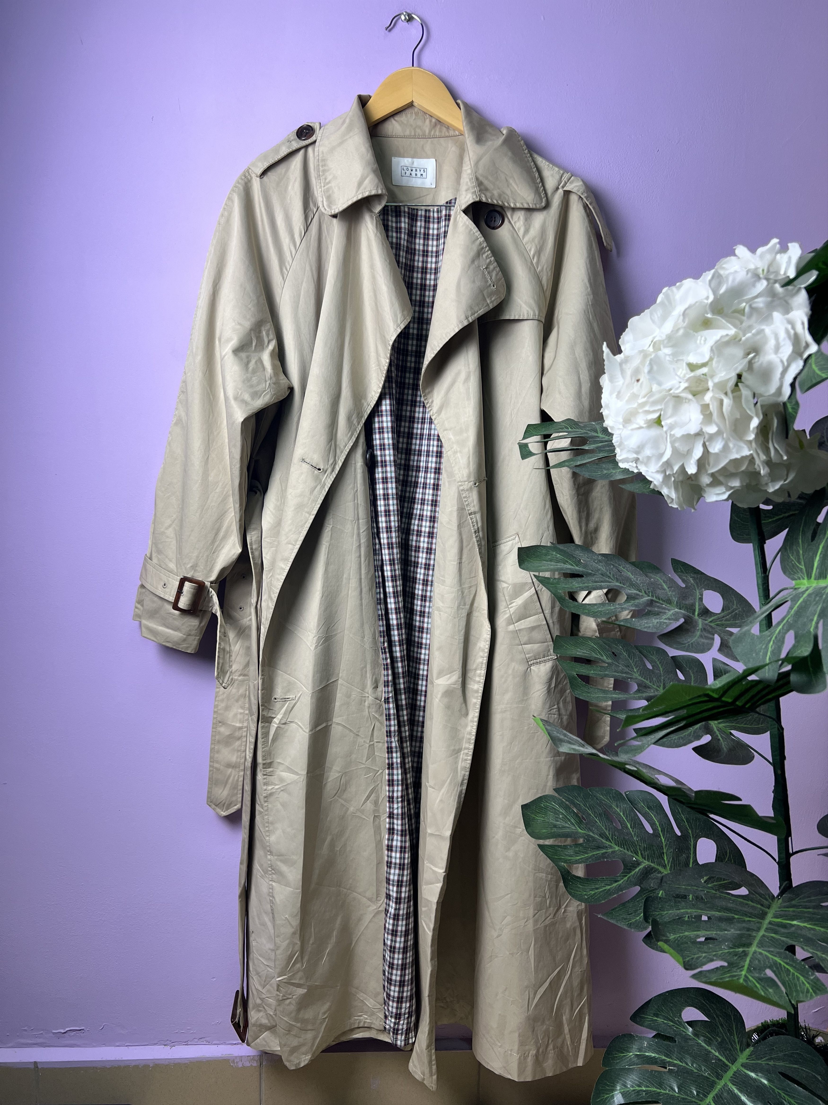 LOWRYS FARM 🔥Vintage Lowrys Farm Trench Coat Size US M / EU 48-50 / 2 - 2 Thumbnail