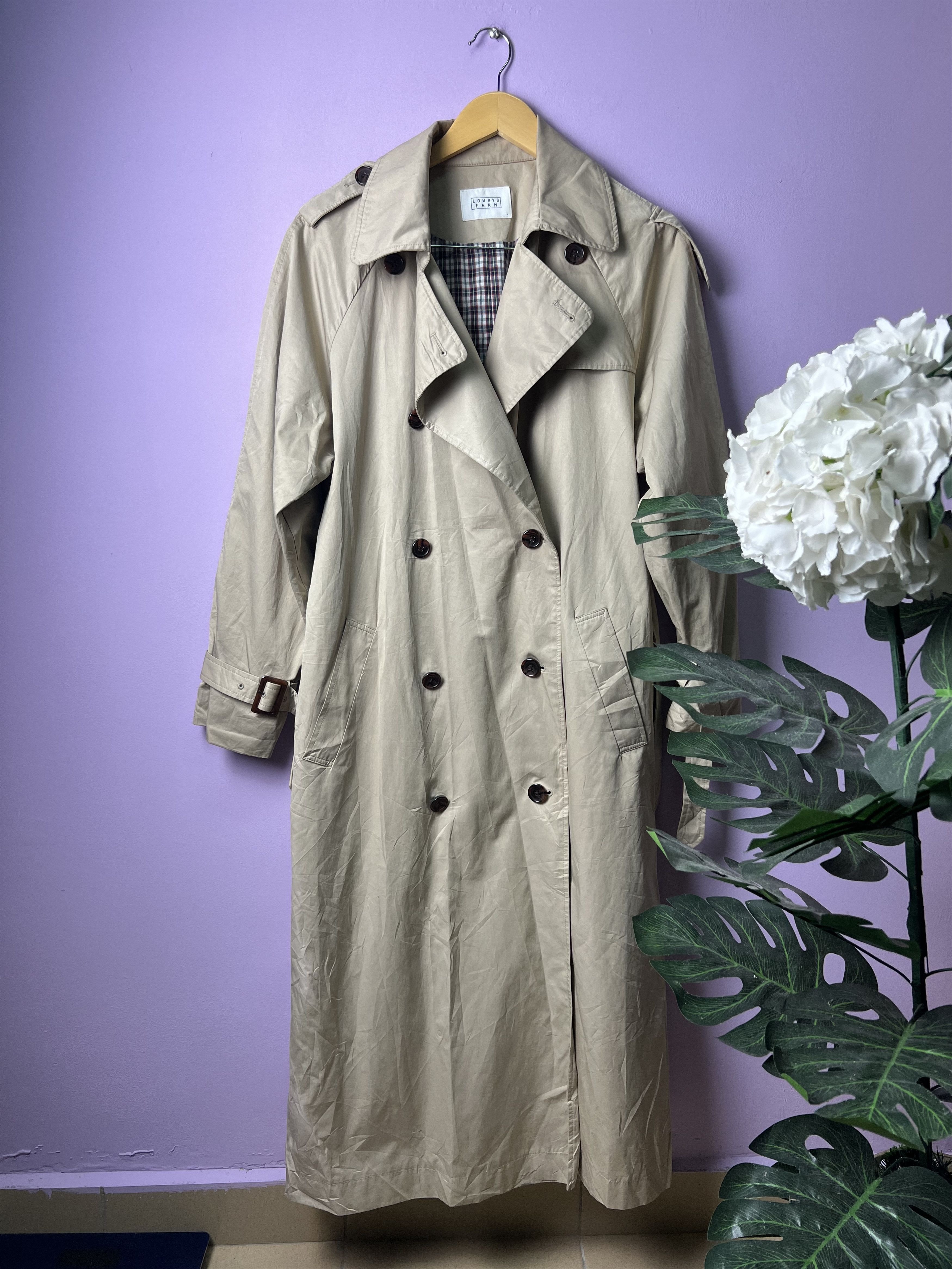 LOWRYS FARM 🔥Vintage Lowrys Farm Trench Coat Size US M / EU 48-50 / 2 - 3 Thumbnail