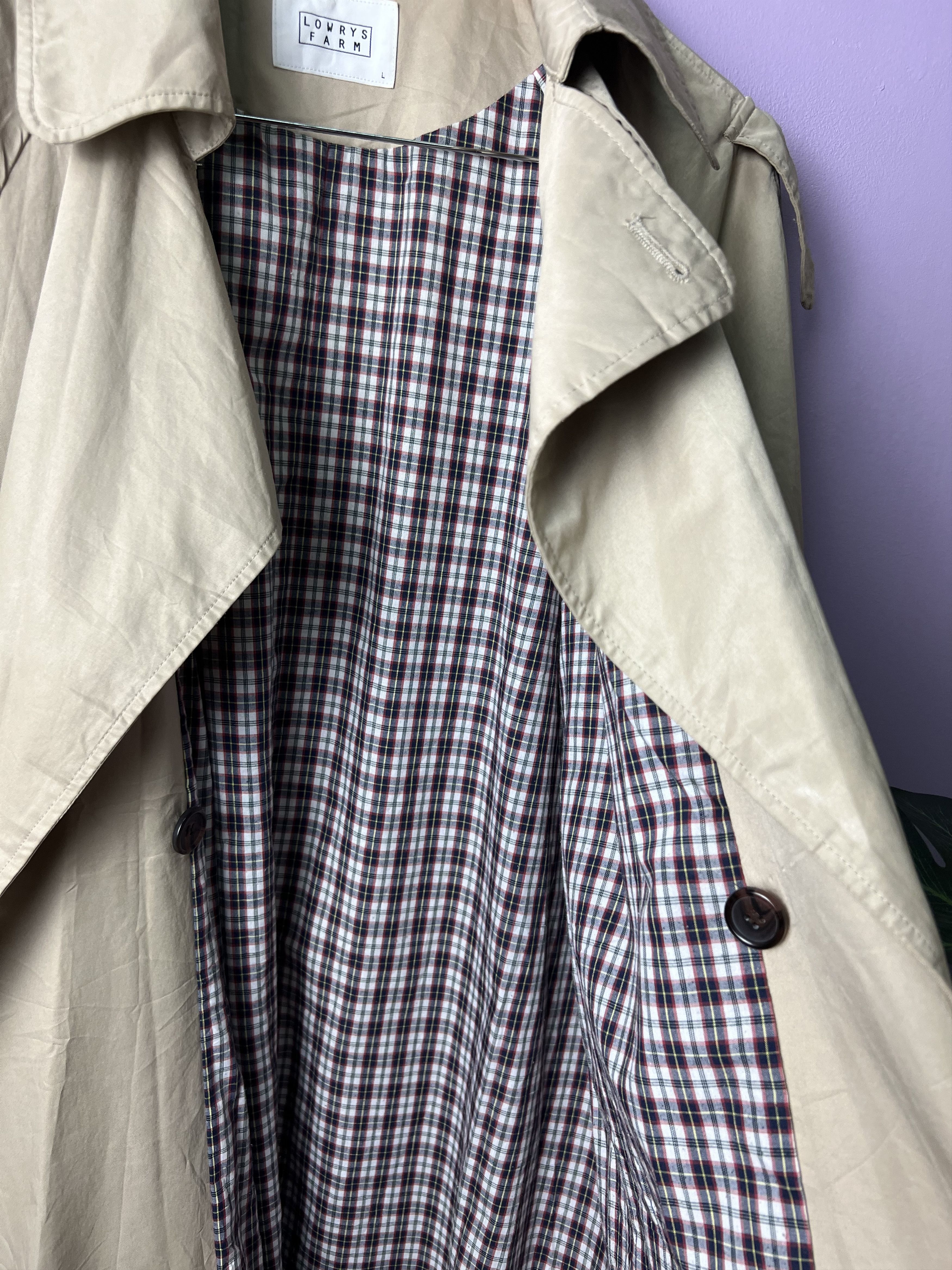 LOWRYS FARM 🔥Vintage Lowrys Farm Trench Coat Size US M / EU 48-50 / 2 - 15 Thumbnail