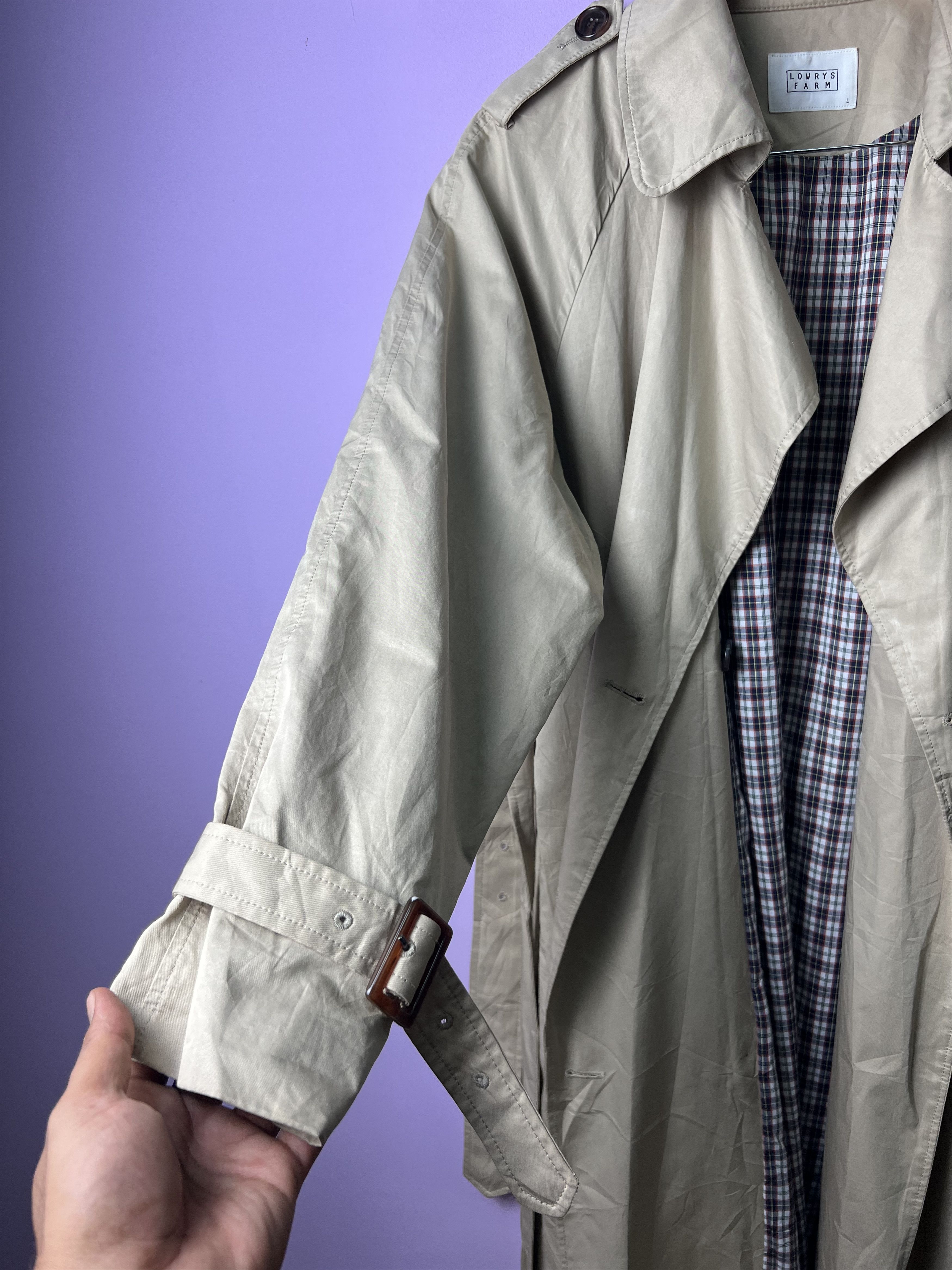 LOWRYS FARM 🔥Vintage Lowrys Farm Trench Coat Size US M / EU 48-50 / 2 - 7 Thumbnail