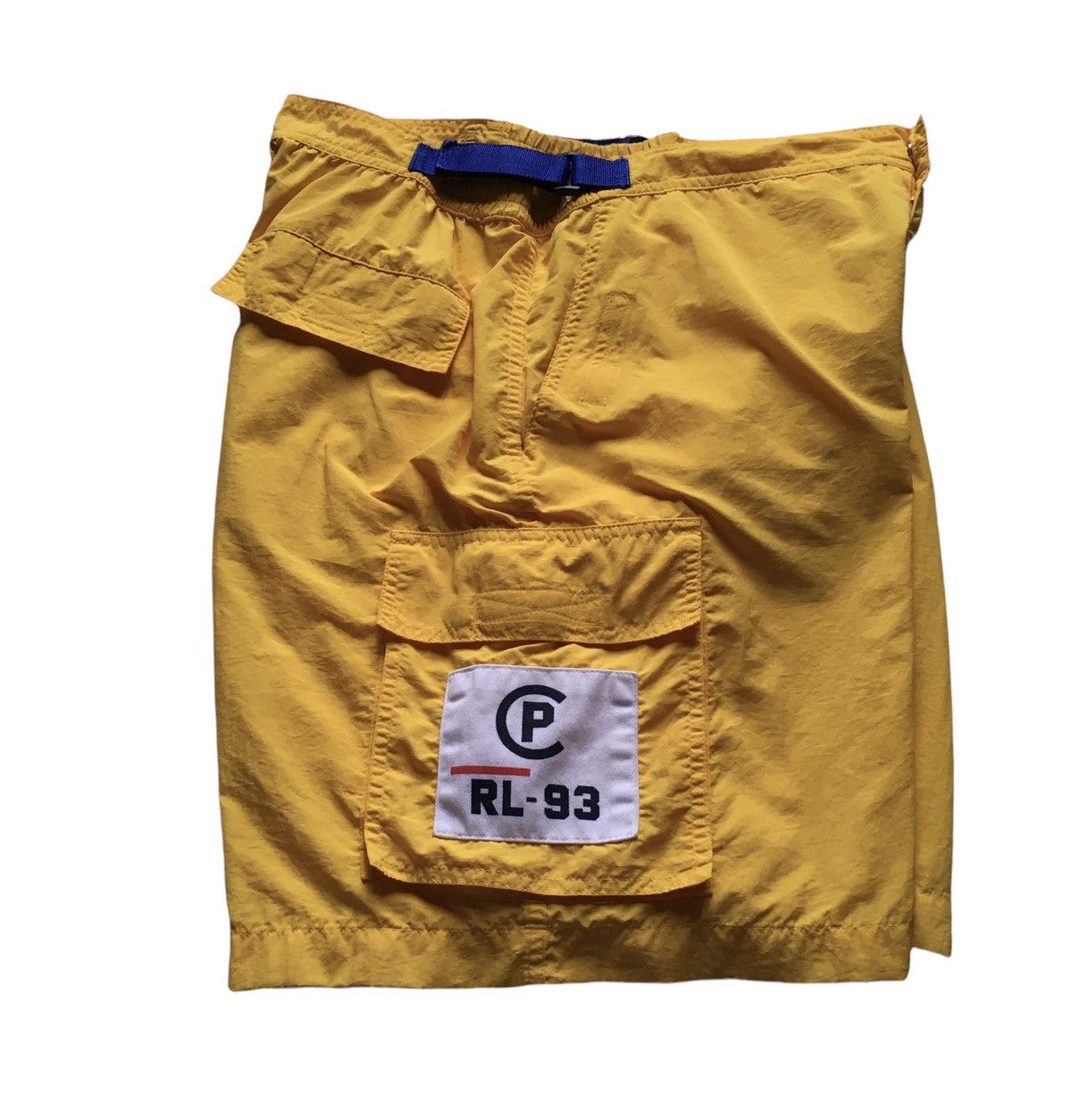 image of Polo Ralph Lauren x Vintage VTG Polo Rl-93 Board Shorts in Yellow Submerine, Men's (Size 33)