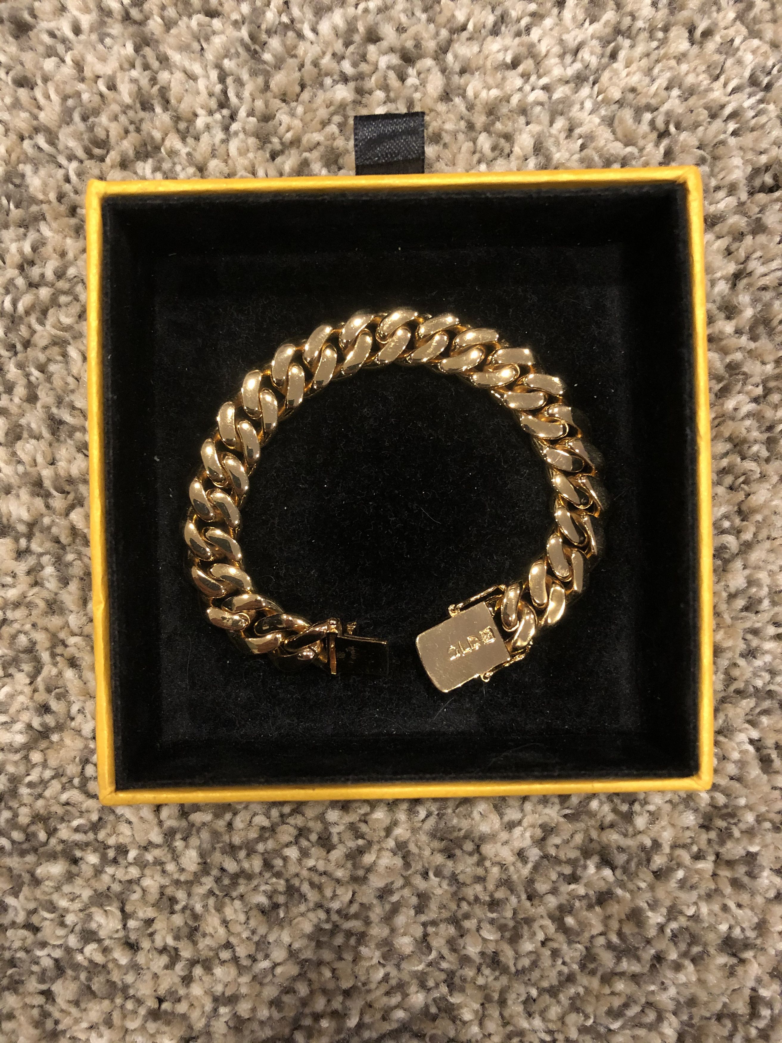 Jewelry GLD cuban link bracelet Size ONE SIZE - 3 Thumbnail