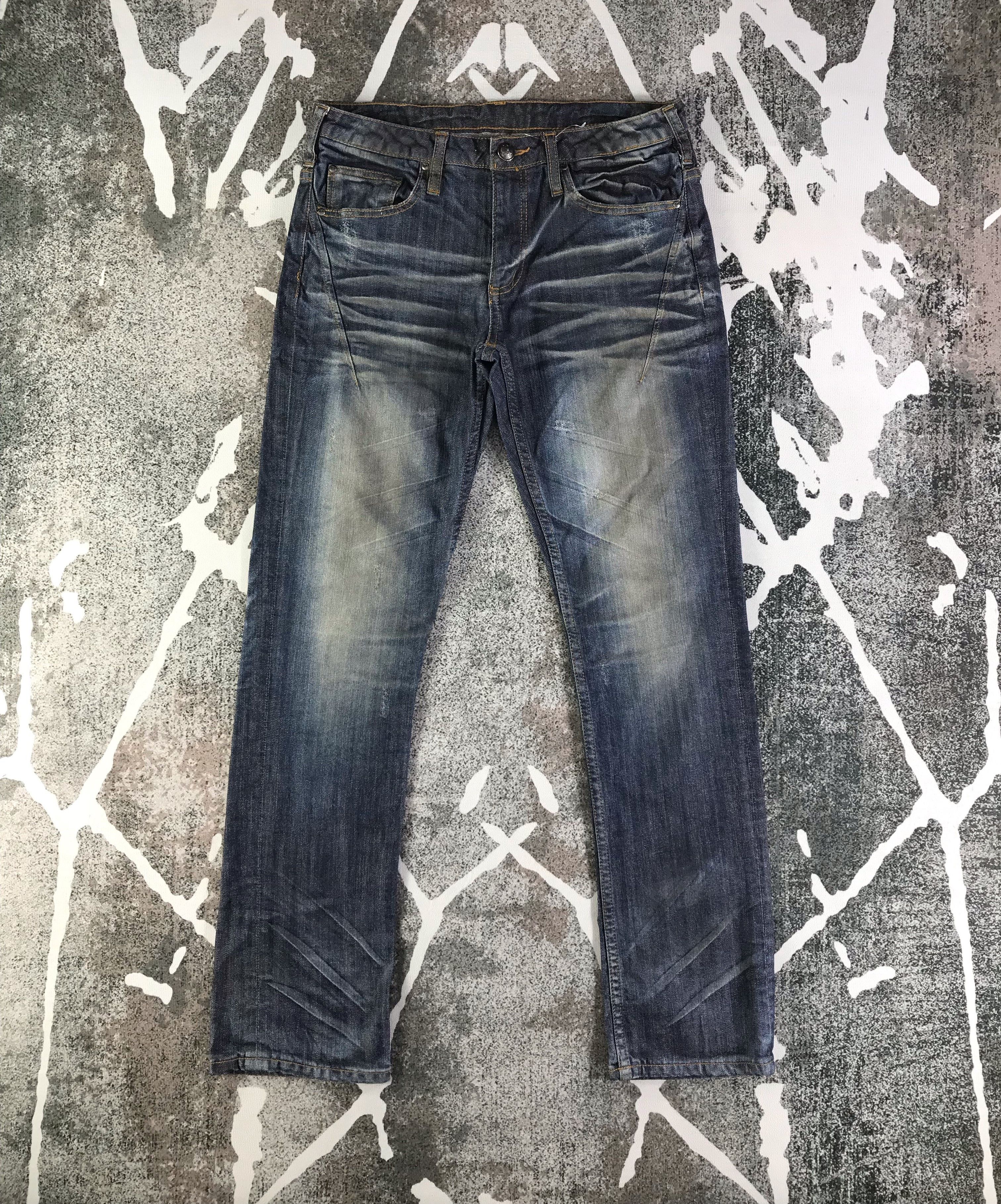 image of Vintage Black Revolution Jeans Faded Blue Denim, Men's (Size 31)