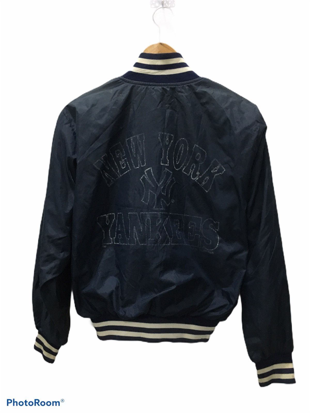 New York Yankees × Vintage Vtg NY YANKESS JACKET Size US L / EU 52-54 / 3 - 3 Thumbnail