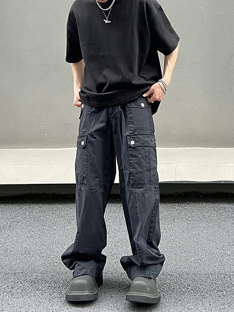 flared fade urban distressed cargo pants