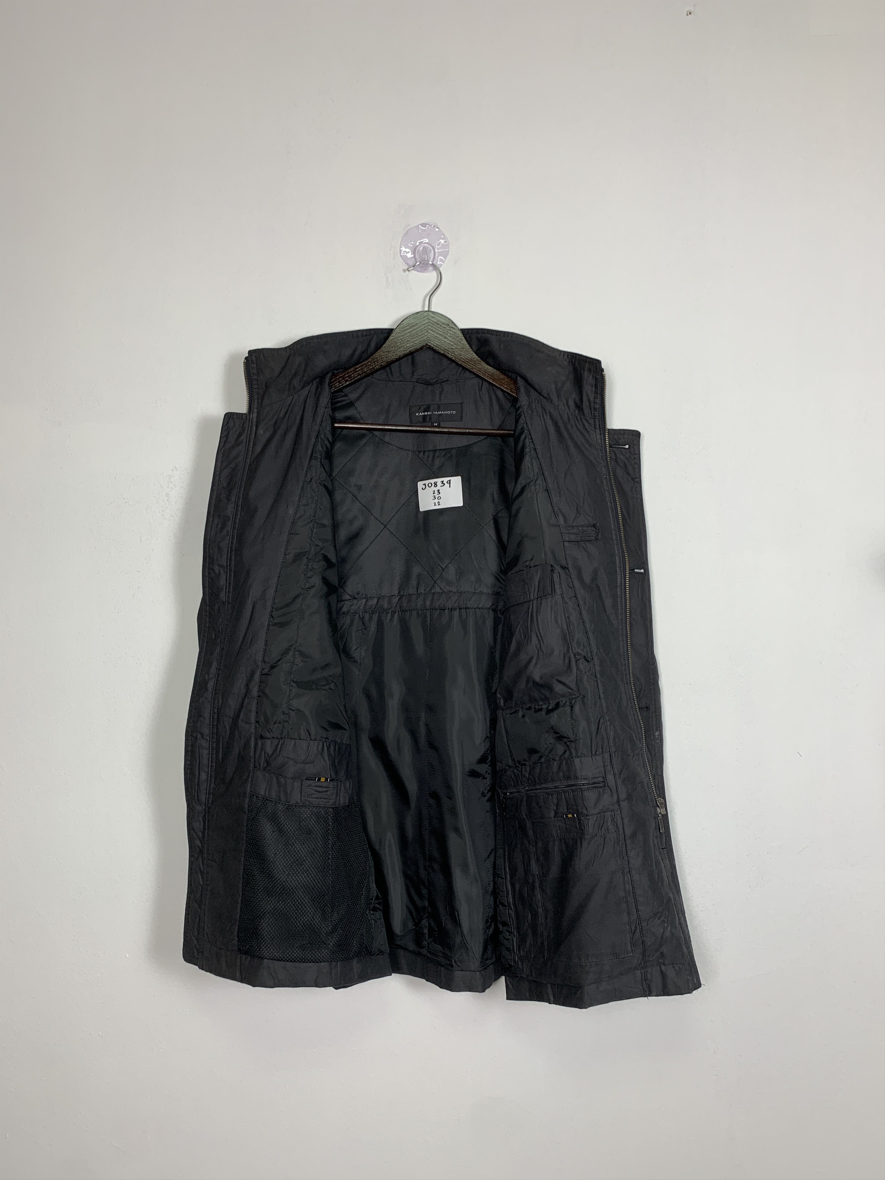 Kansai Yamamoto Vintage KANSAI YAMAMOTO Zip Up Multi Pocket Jacket J0839 Size US S / EU 44-46 / 1 - 6 Thumbnail