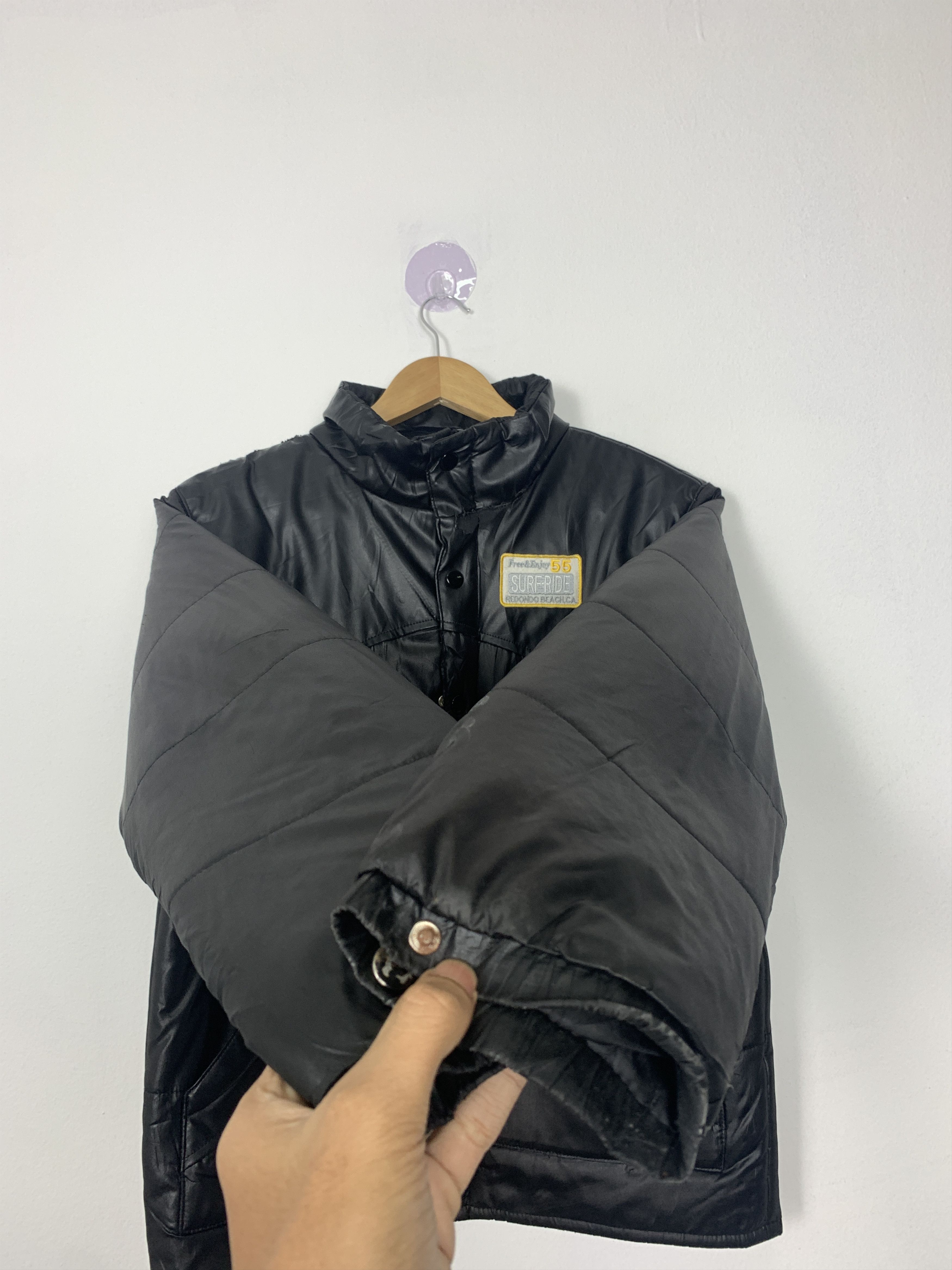 Japanese Brand Vintage SURFSPORT Patches Puffer Zip Up Jacket J0997 Size US S / EU 44-46 / 1 - 5 Thumbnail