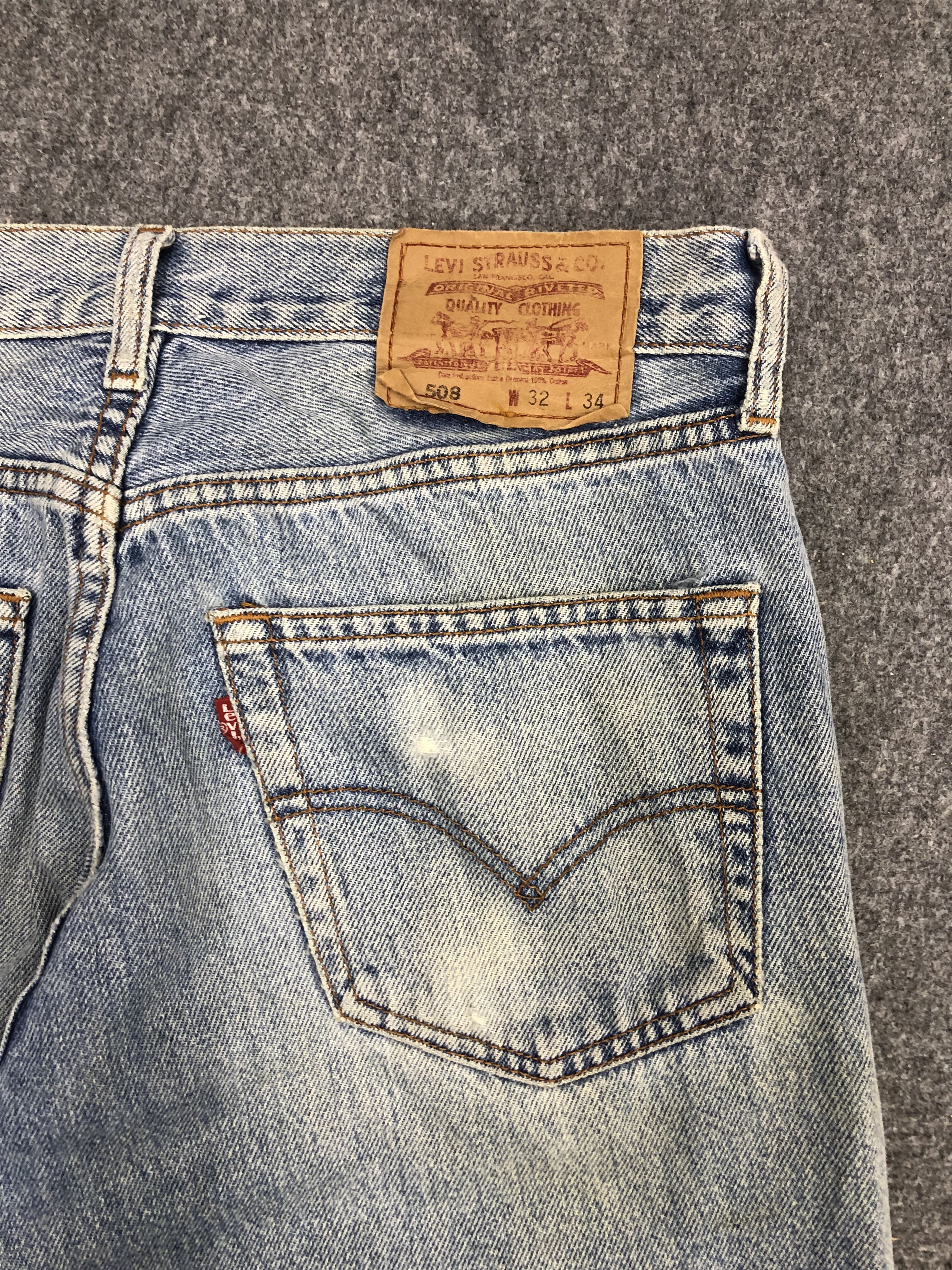 Levi's Vintage Levis 508 Lightwash Jeans DP0942 Size US 32 / EU 48 - 11 Thumbnail
