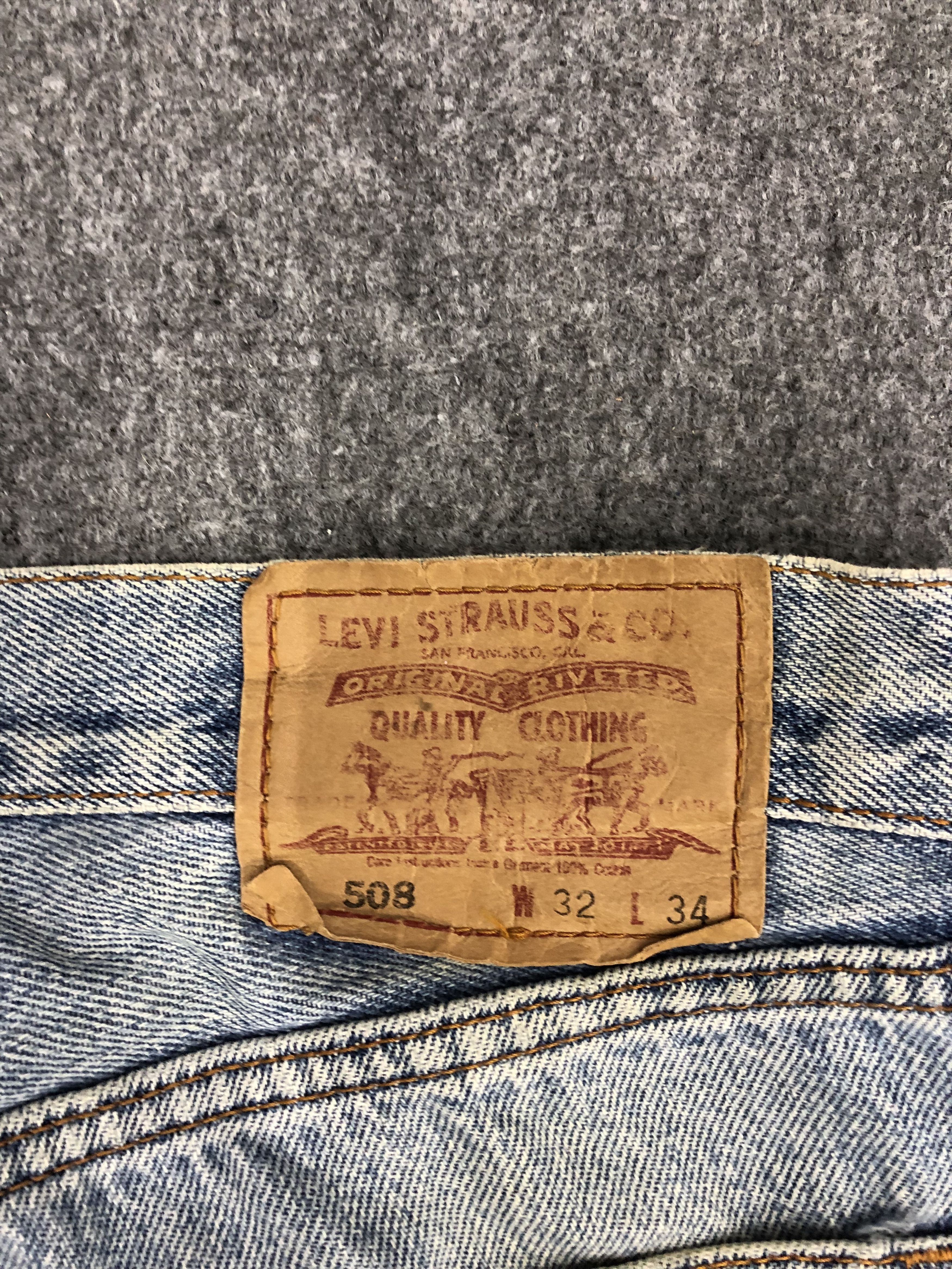 Levi's Vintage Levis 508 Lightwash Jeans DP0942 Size US 32 / EU 48 - 13 Thumbnail