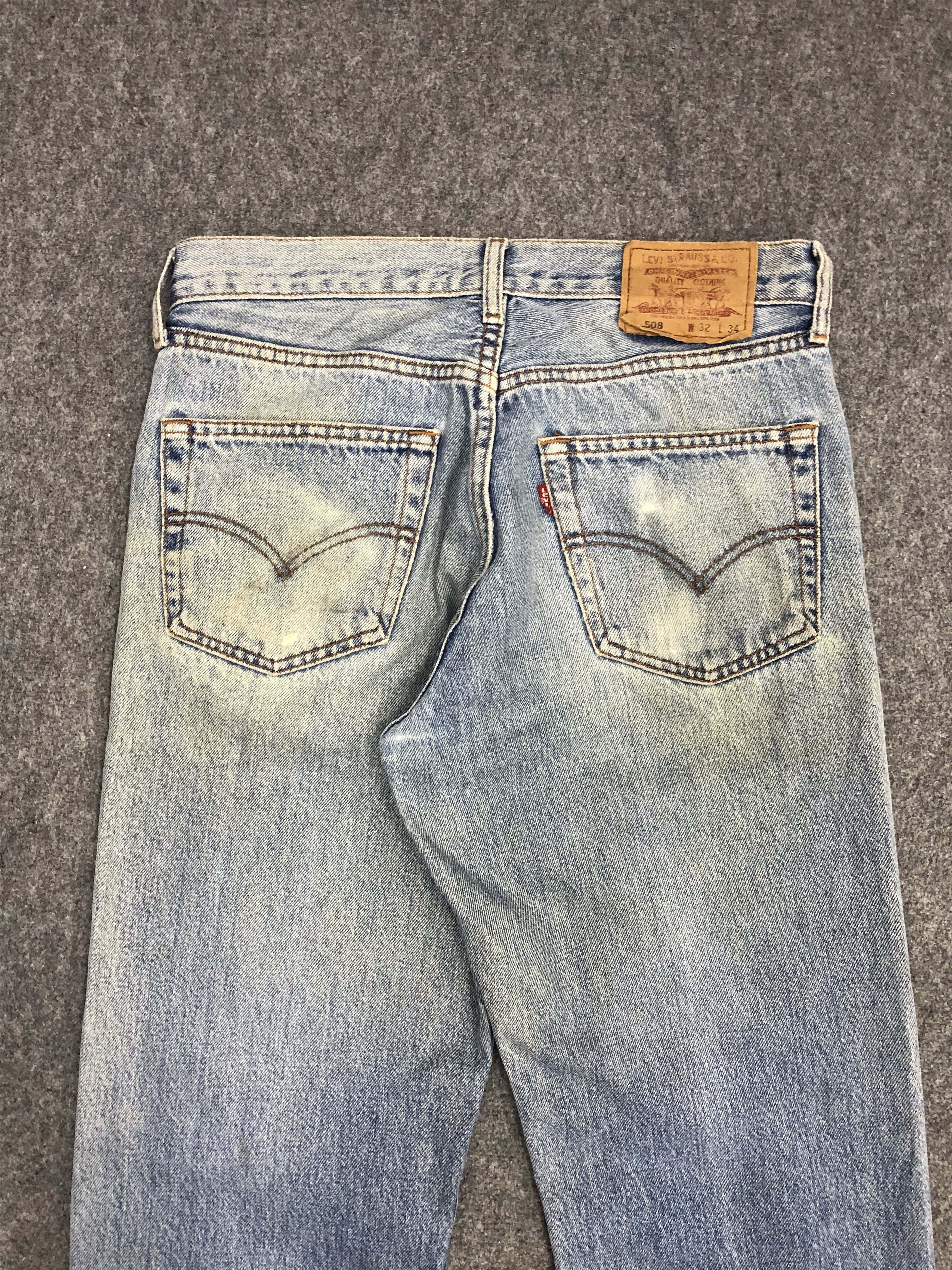 Levi's Vintage Levis 508 Lightwash Jeans DP0942 Size US 32 / EU 48 - 4 Thumbnail