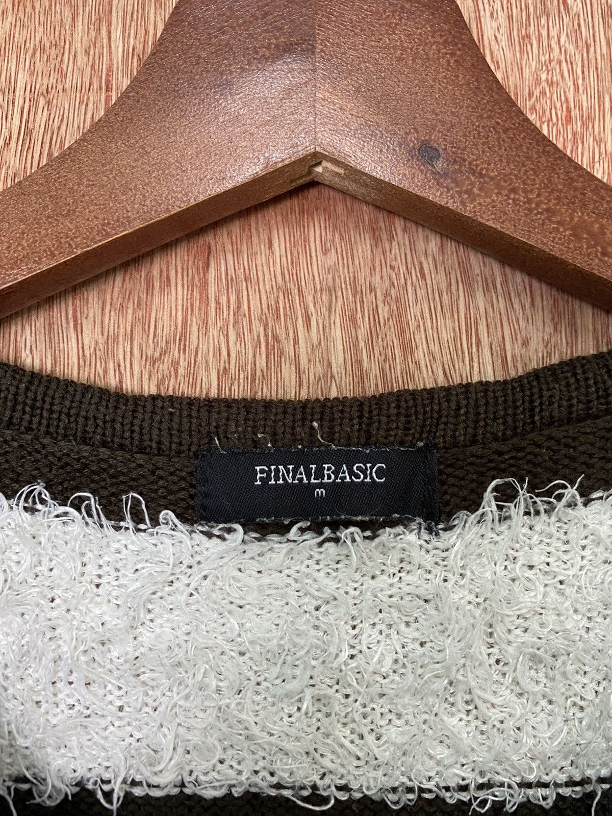 Vintage Final Basic Stripe Shag Shaggy Fur Mohair Knitwear #B657 Size US M / EU 48-50 / 2 - 6 Thumbnail