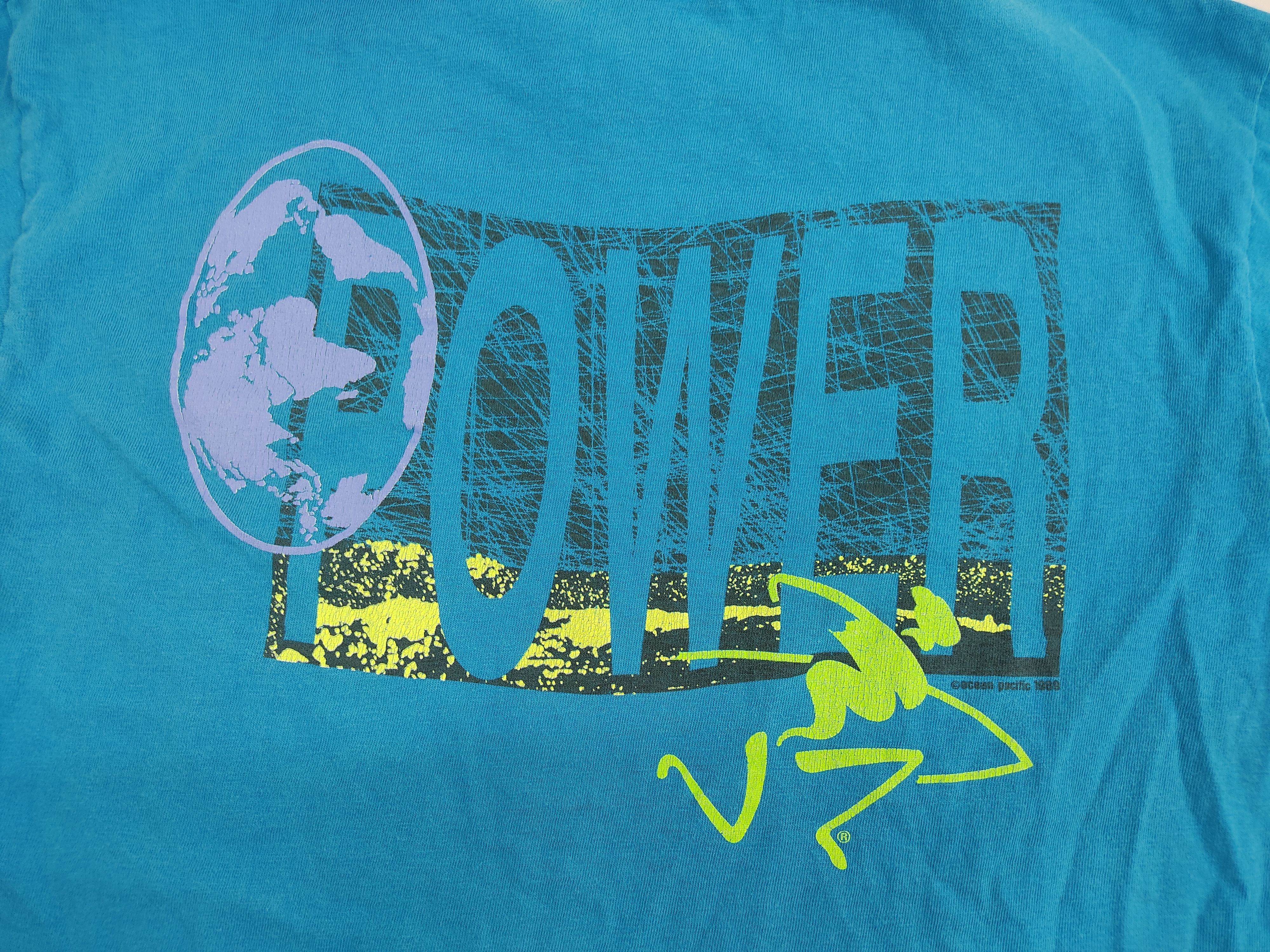 Ocean Pacific Vintage 90s Ocean Pacific USA Blue Label Power Spell Out Size US M / EU 48-50 / 2 - 2 Thumbnail