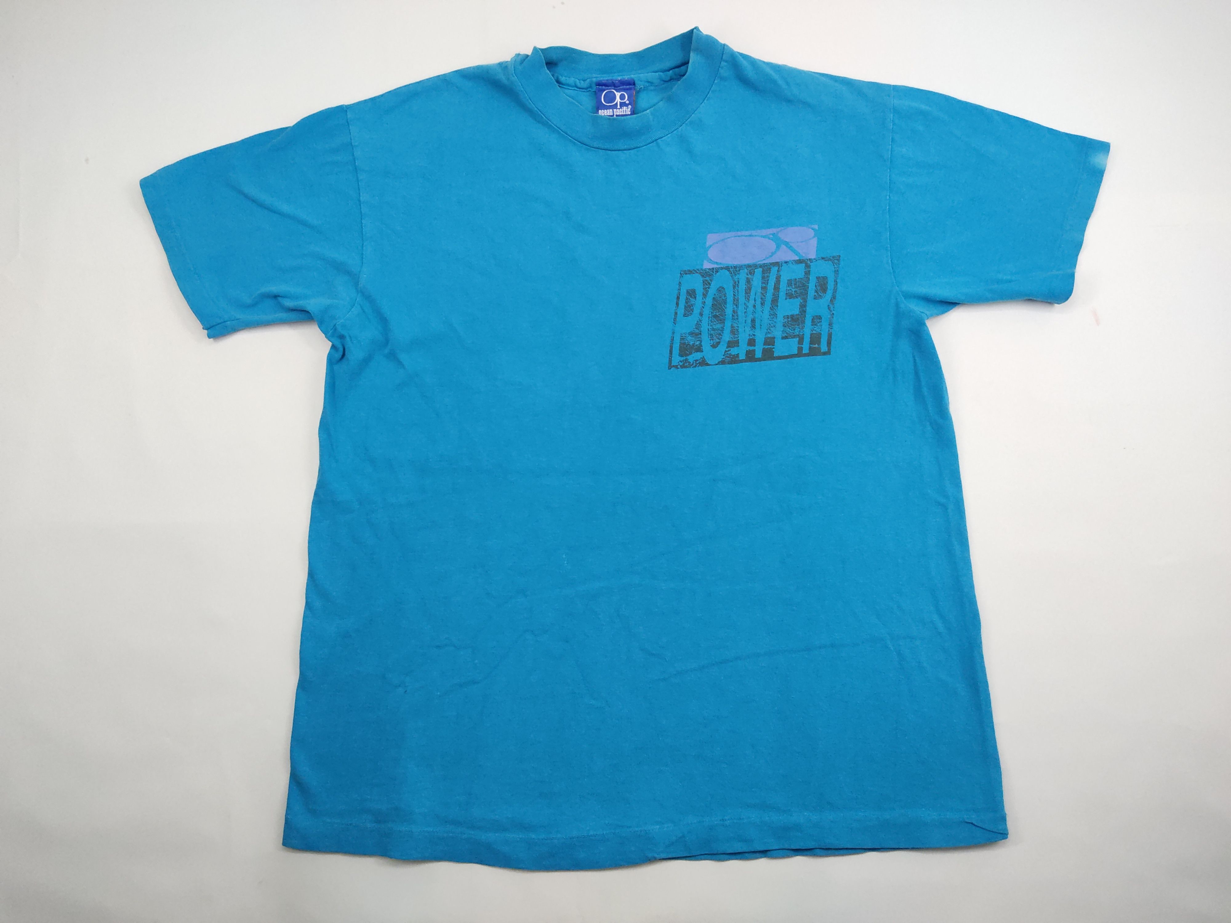 Ocean Pacific Vintage 90s Ocean Pacific USA Blue Label Power Spell Out Size US M / EU 48-50 / 2 - 3 Thumbnail