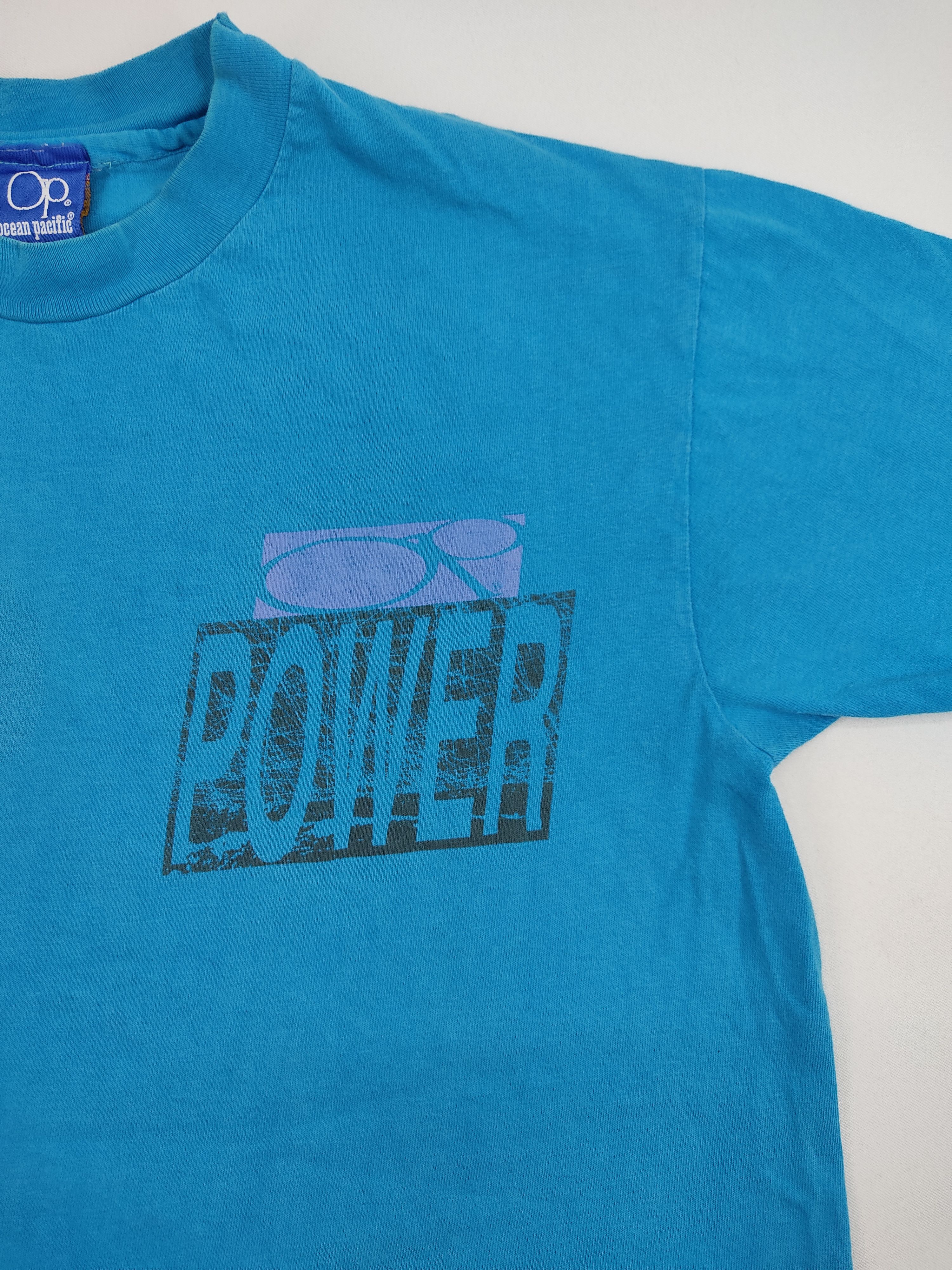 Ocean Pacific Vintage 90s Ocean Pacific USA Blue Label Power Spell Out Size US M / EU 48-50 / 2 - 4 Thumbnail