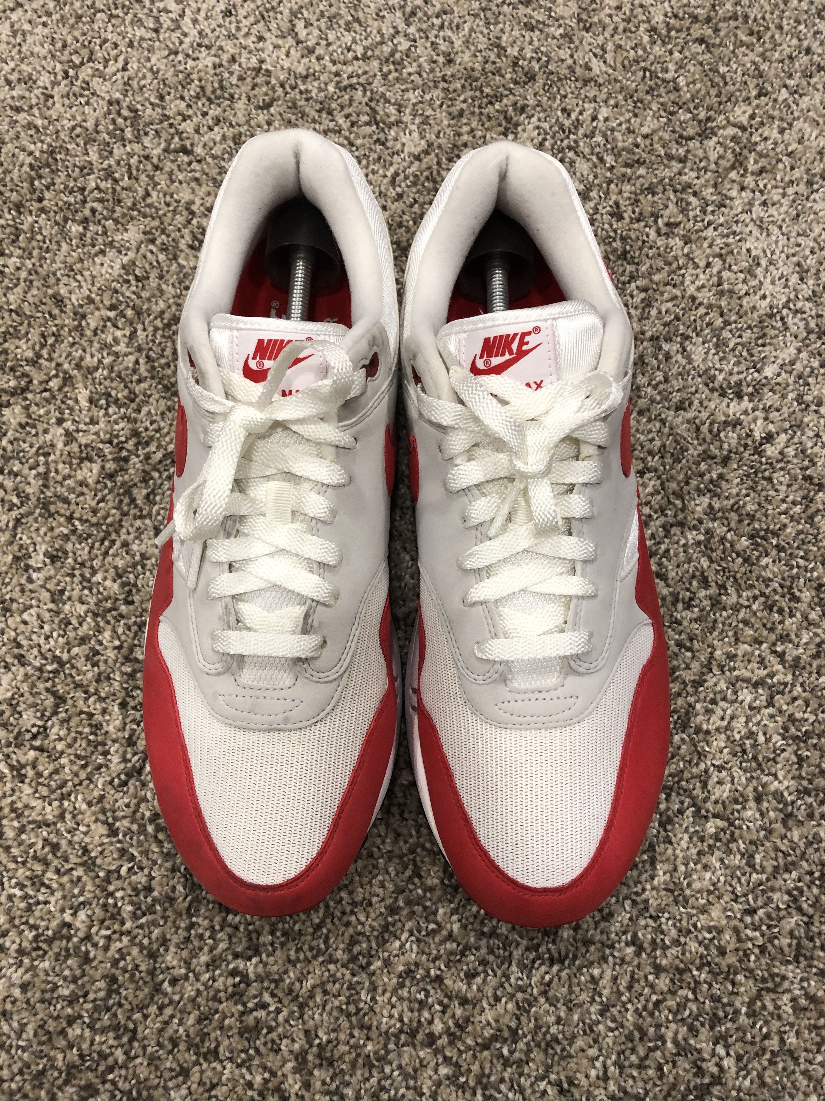 Nike Nike airmax 1 anniversary red 2017 Size US 12.5 / EU 45-46 - 2 Thumbnail