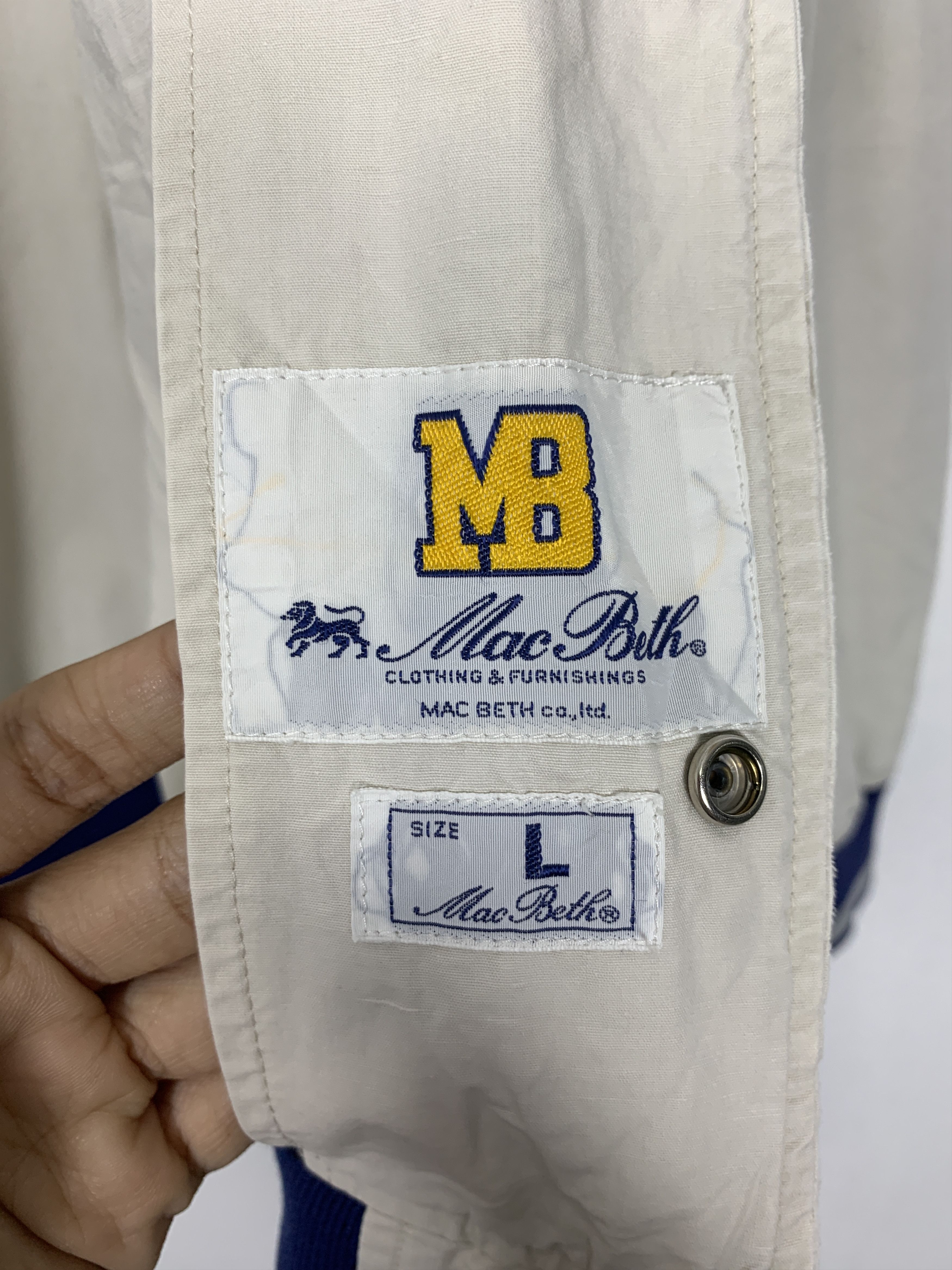 Macbeth Vintage MACBETH Varsity Button Up Jacket J1017 Size US M / EU 48-50 / 2 - 10 Thumbnail