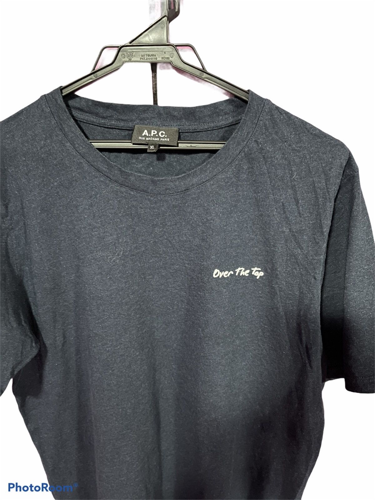 A.P.C BLUE SIZE XL TEE SHIRT TURKEY