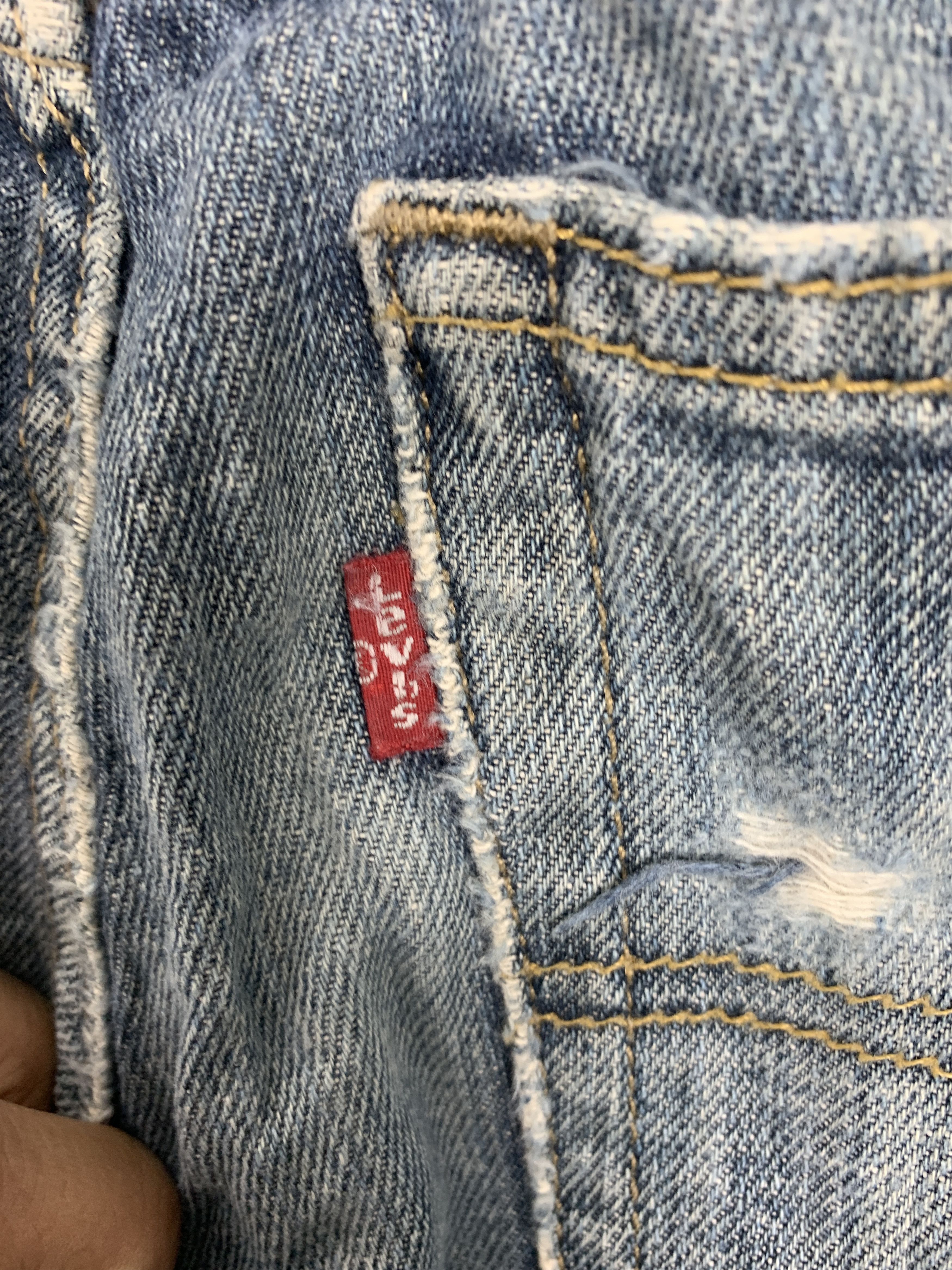 Levi's Vintage LEVI'S 527 Boot Cut Faded Distressed Jeans P0159 Size US 30 / EU 46 - 14 Thumbnail